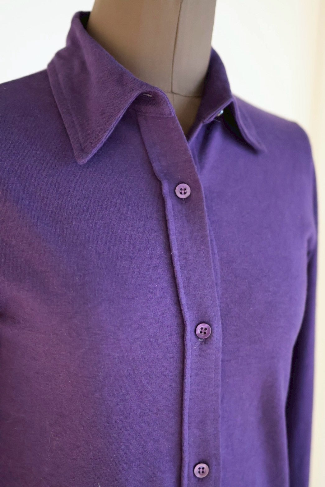 fifi collection "cotton jersey shirt" (purple)