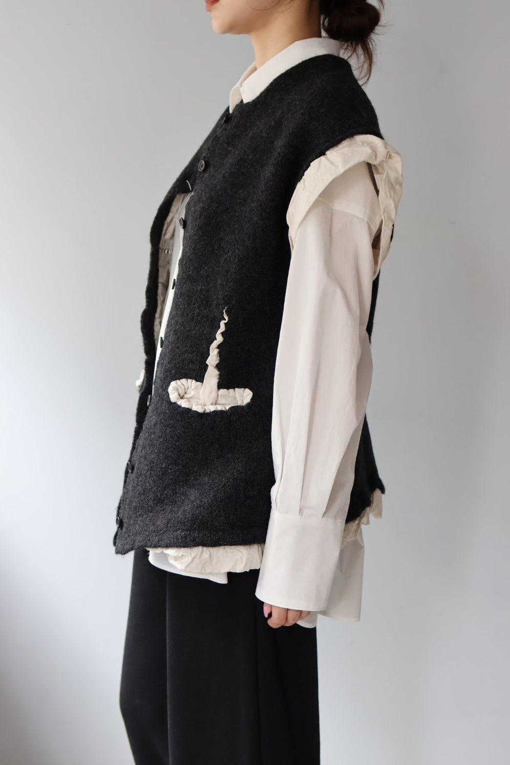 Pillings "fulling vest" (chacoal)