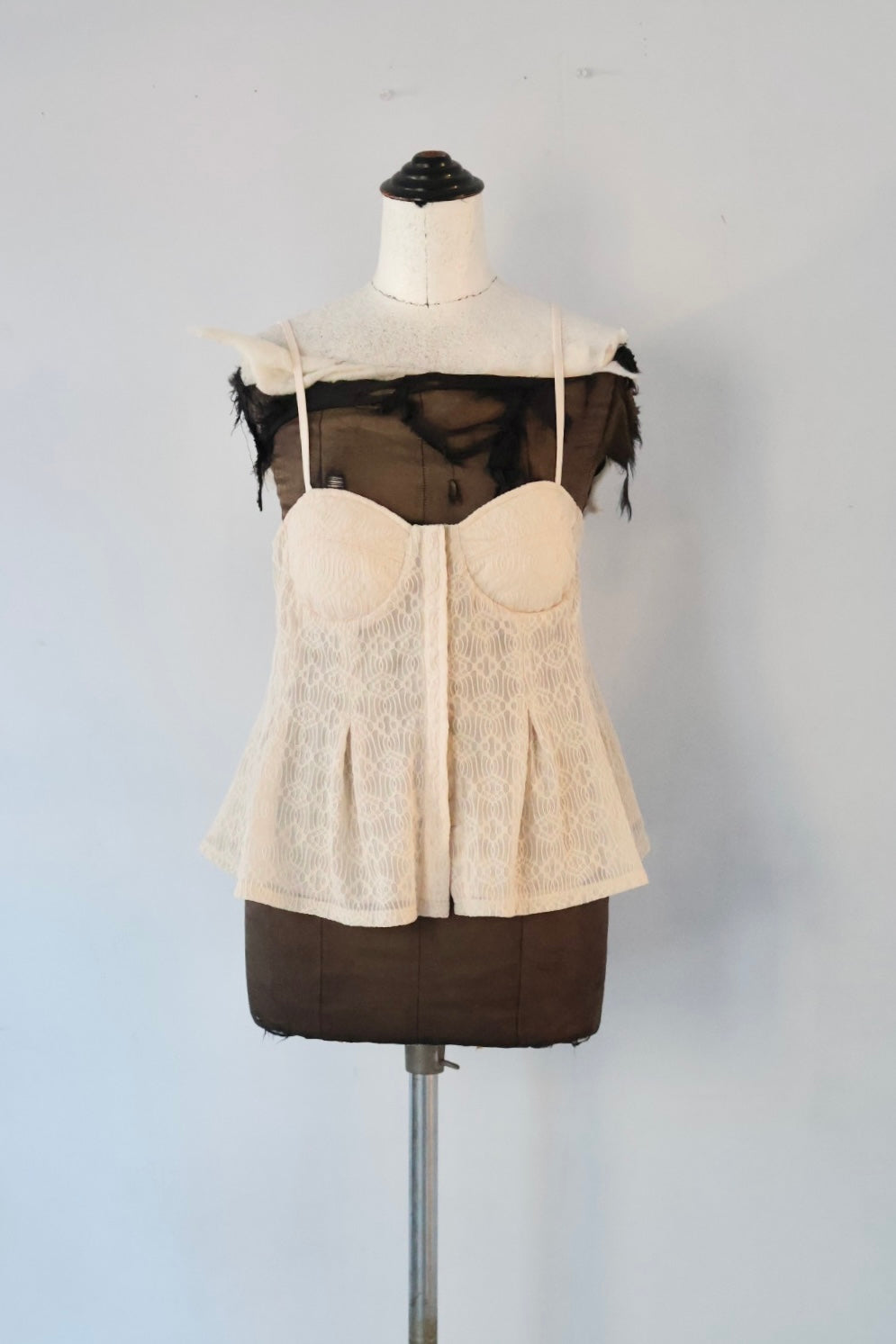 charrita "Bustier clasico" (ivory)