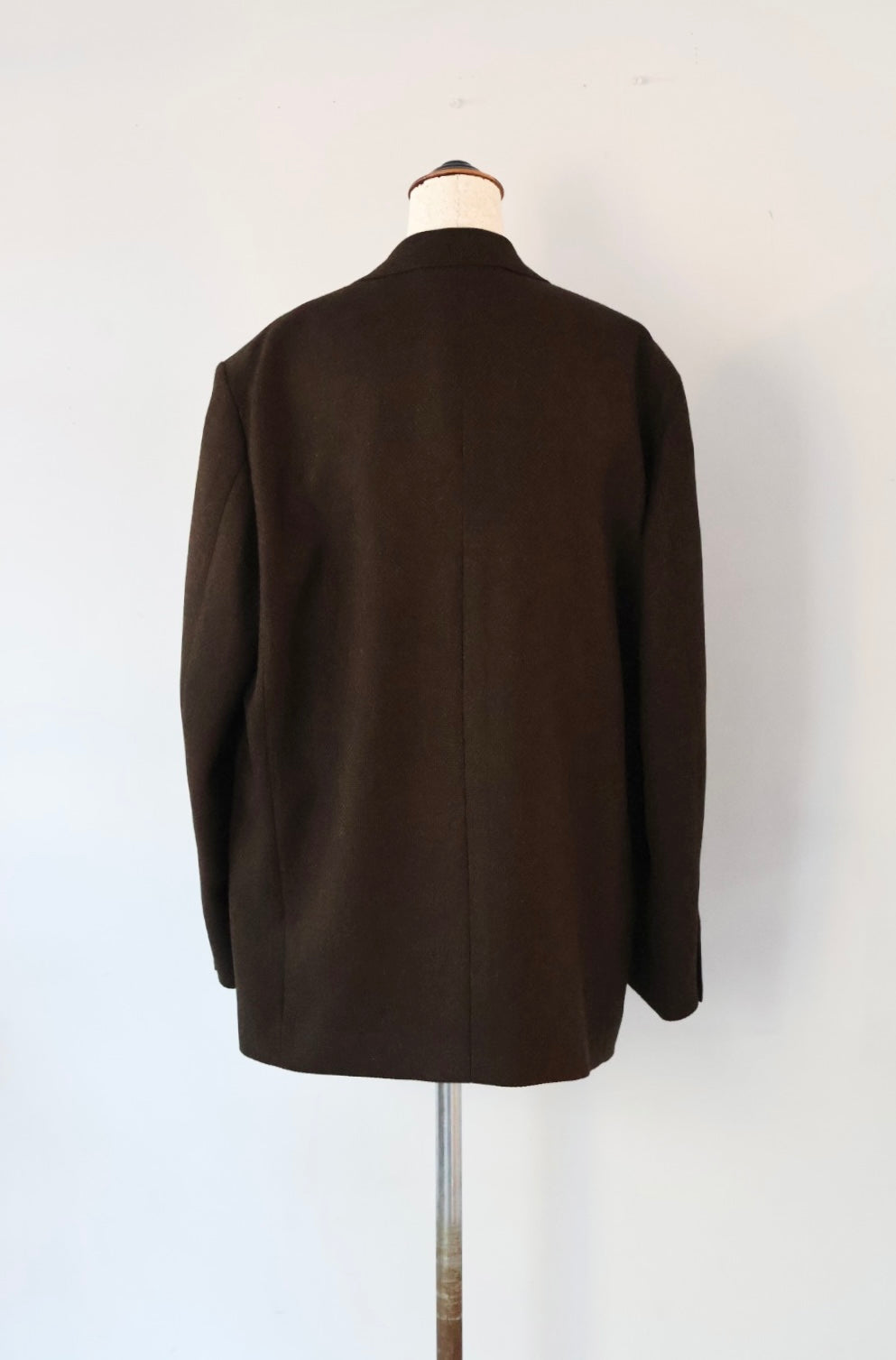 MARGE “wool double-breasted peak lapel jacket“