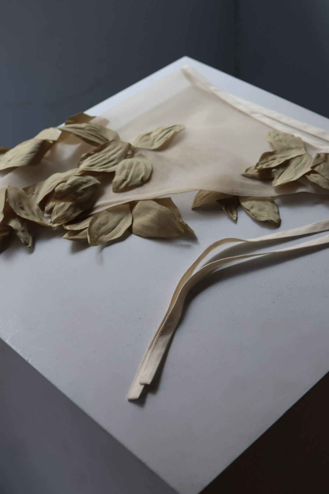 小物 marge Tulle Floral motif scarf MARGE 