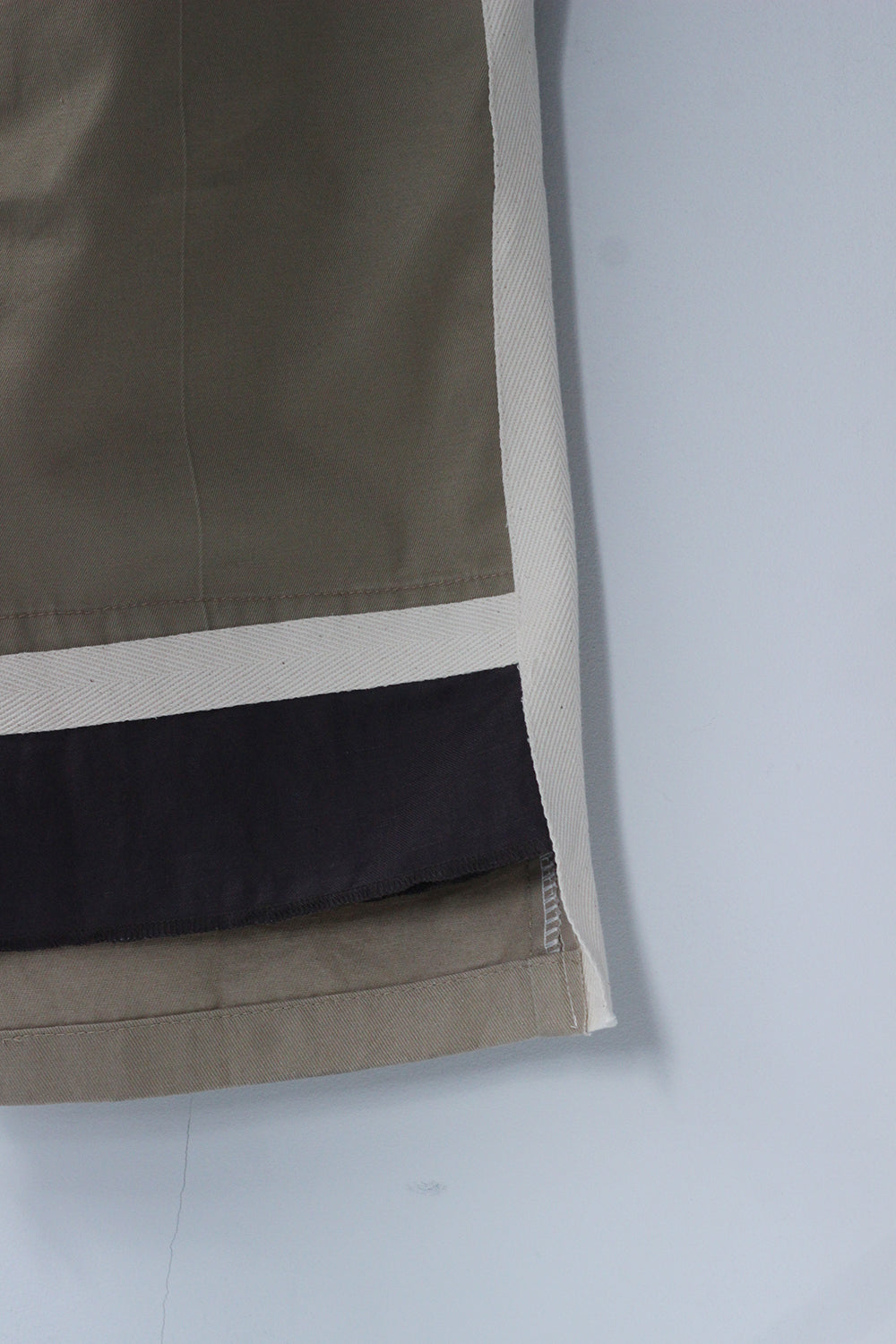 Rebuild by Needles "Chino Pant -> Covered Pant" (charcoal) 1