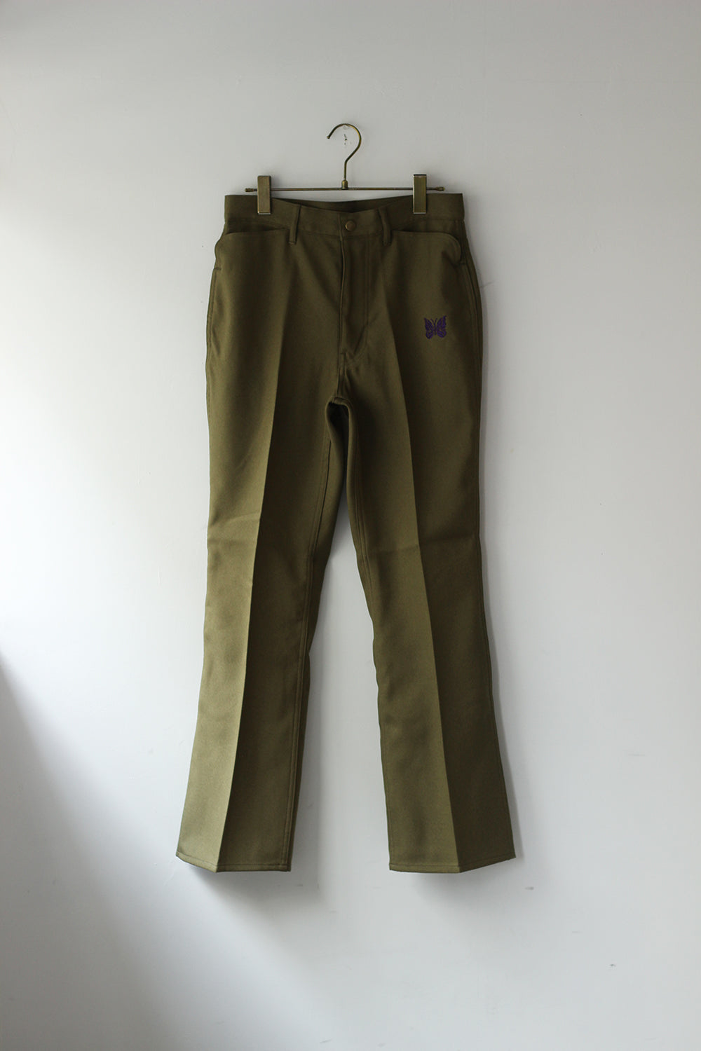 Needles "Boot-Cut Jean - Poly Twill" (olive)
