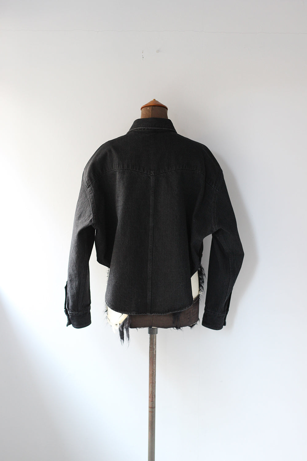 UNUSED "Denim western jacket" (black)