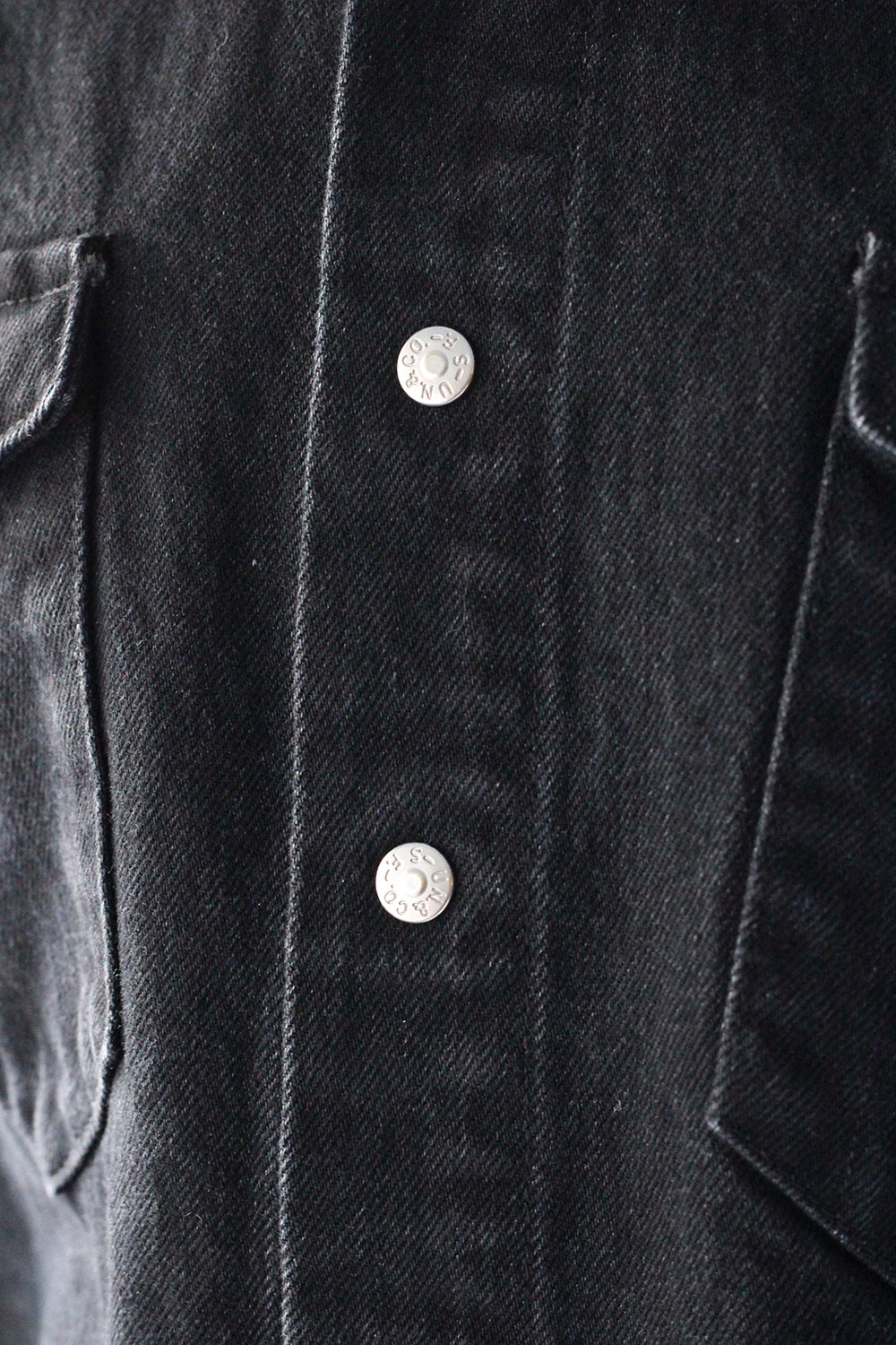 UNUSED "Denim western jacket" (black)