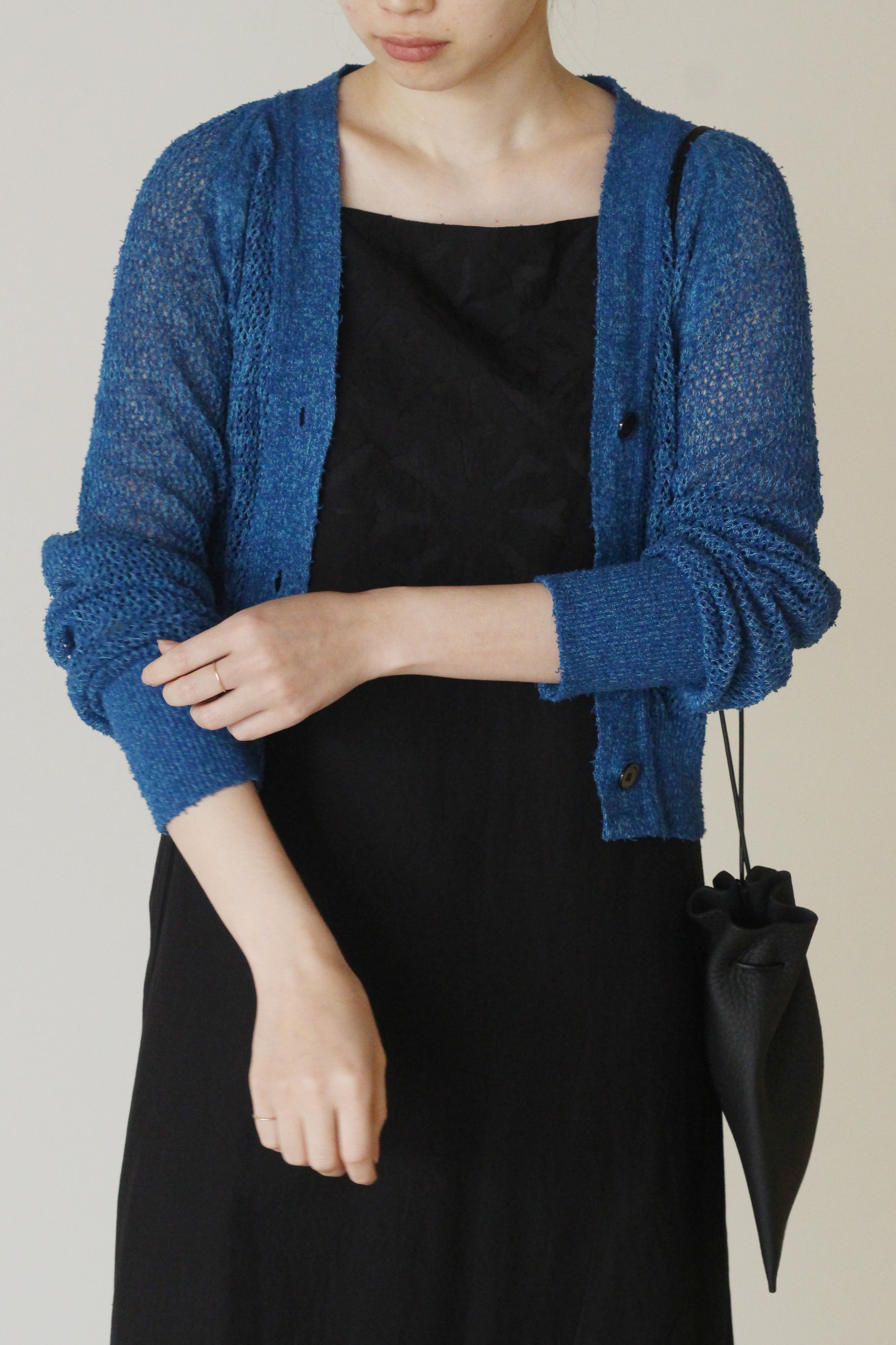 ITTI "HERRIE KINCHAKU POUCH - PM / DIPLO SKY" (black)