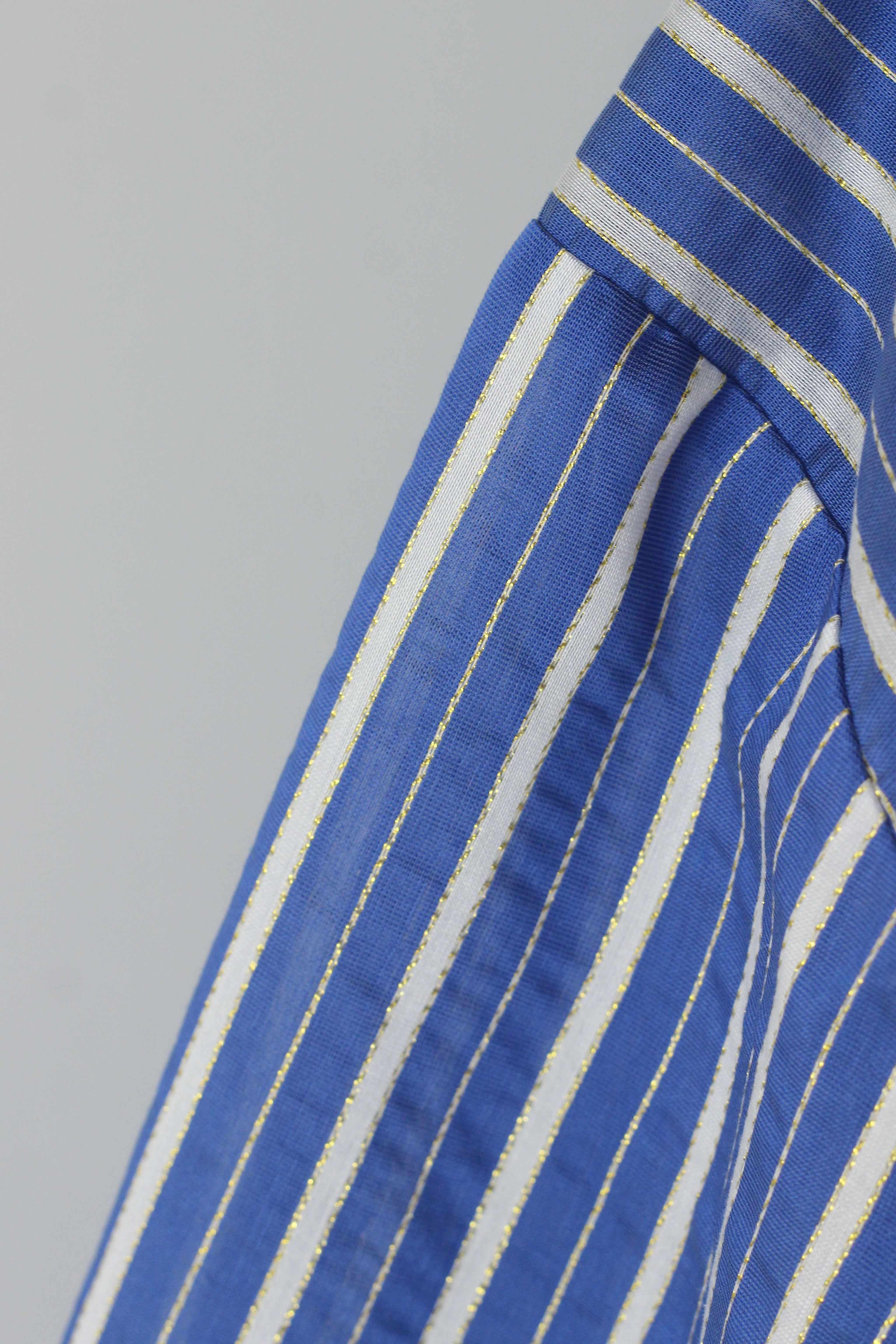 charrita "vestido geraba" (blue stripe)