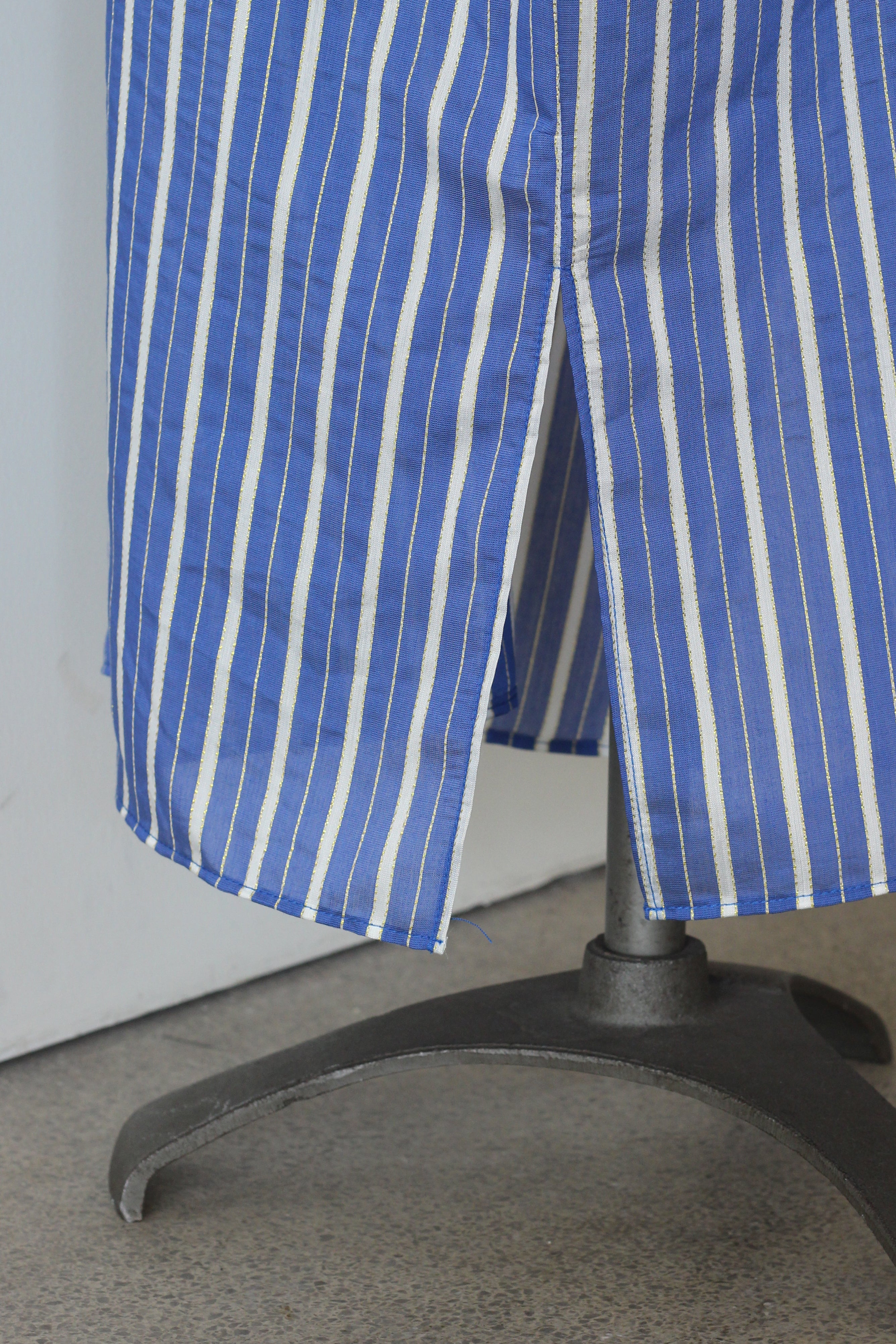 charrita "vestido geraba" (blue stripe)