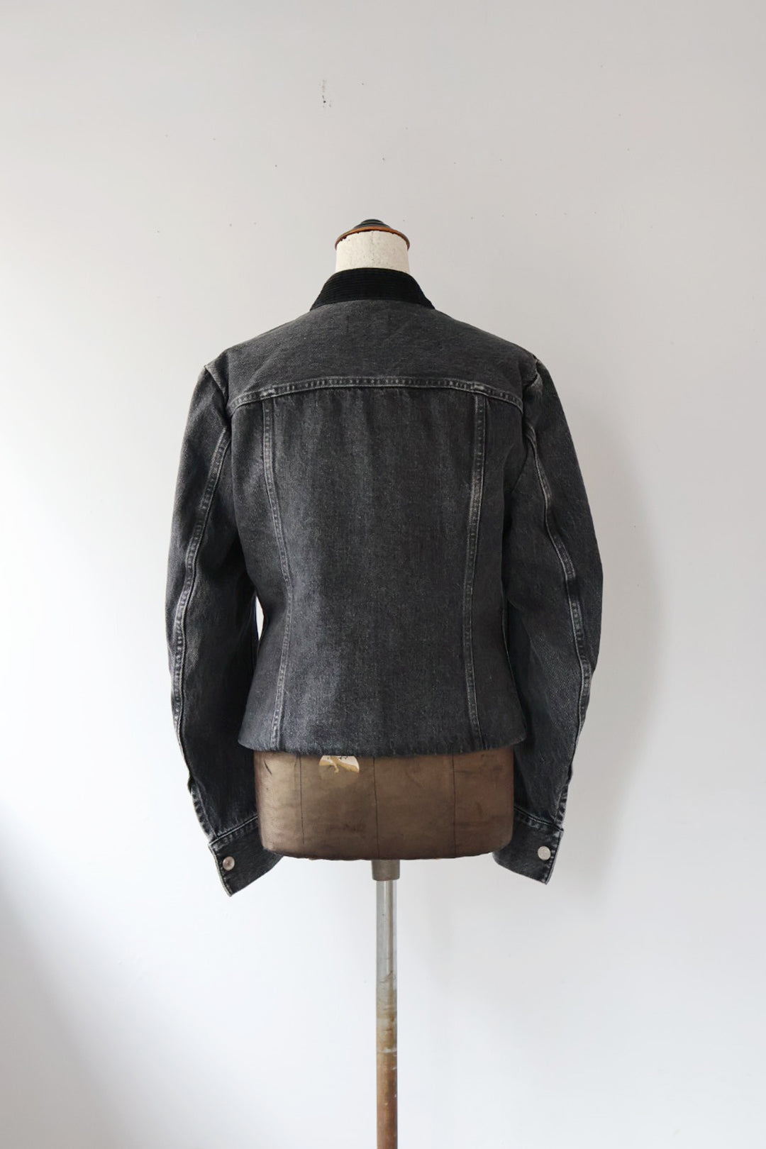 TANAKA "No collar trucker jacket" (gray)