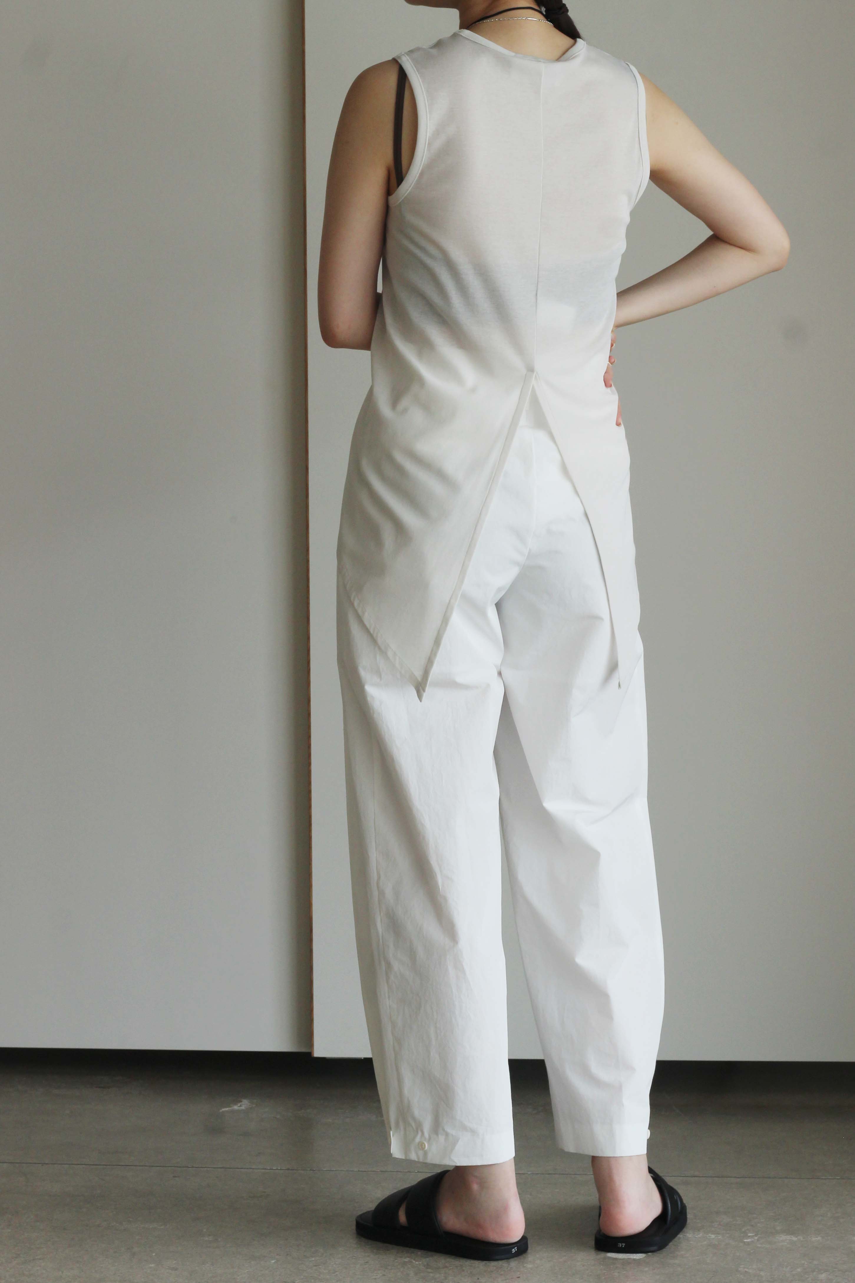 MARGE "back slit tank top" (light gray)