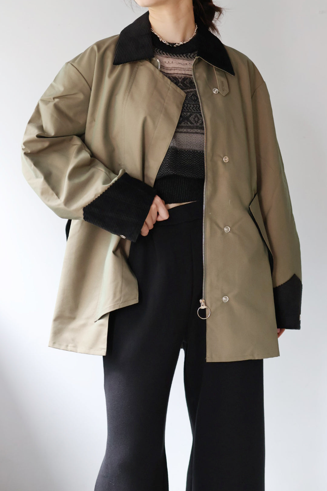 TANAKA "field coat" (sage)