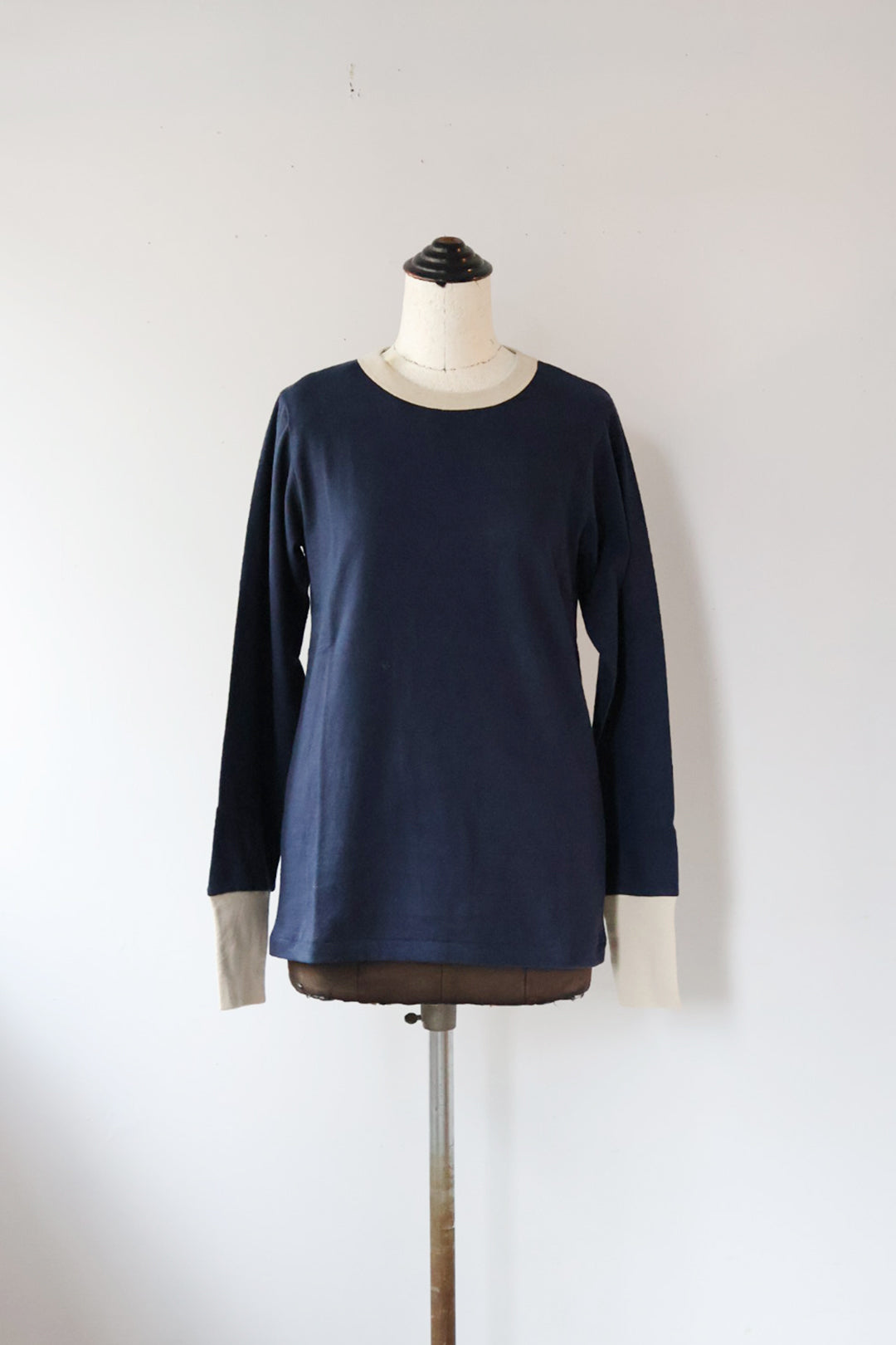 fifi collection "Trim L/S tee" (navy)