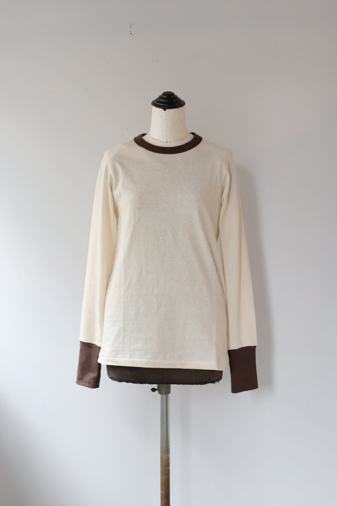 fifi collection "Trim L/S tee" (ivory)