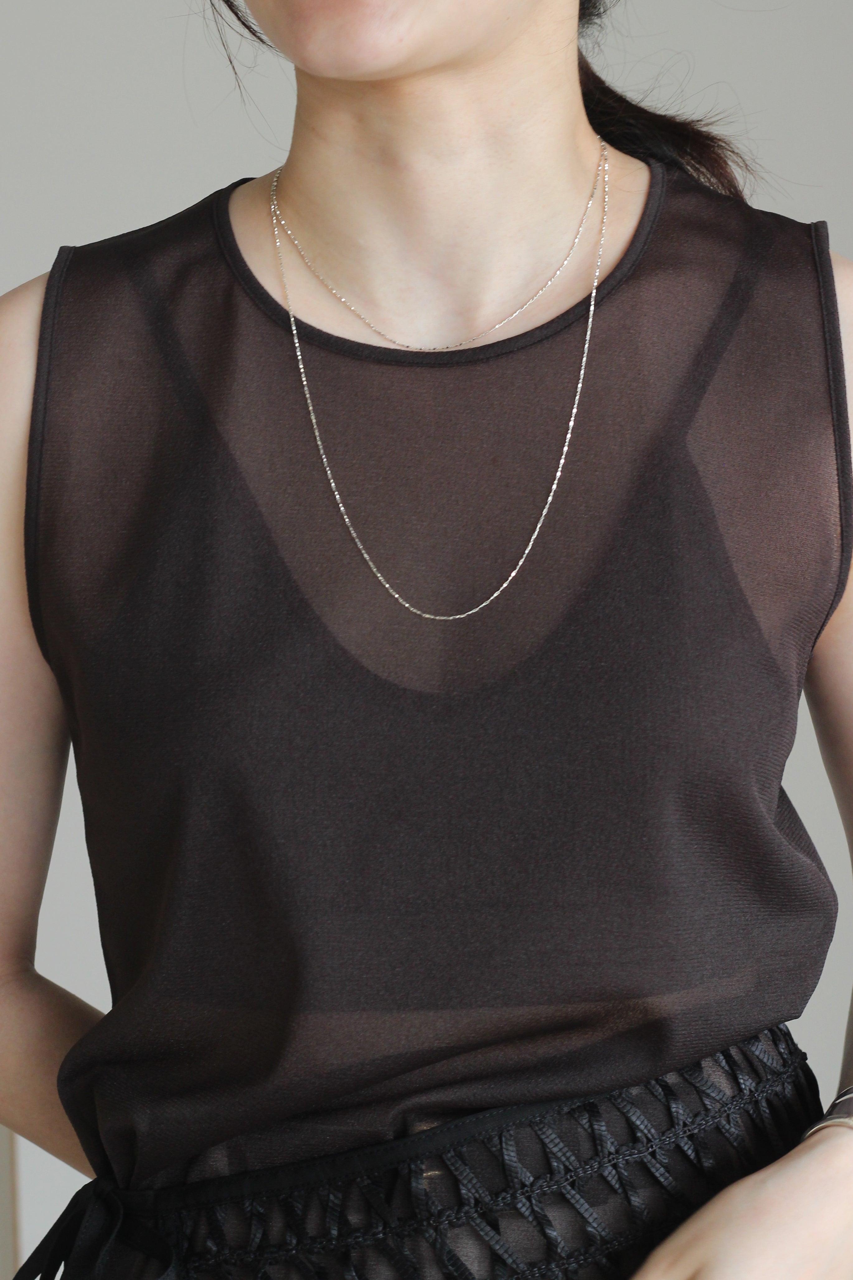 Garden of eden "TWIST CHAIN NECKLACE" (silver)