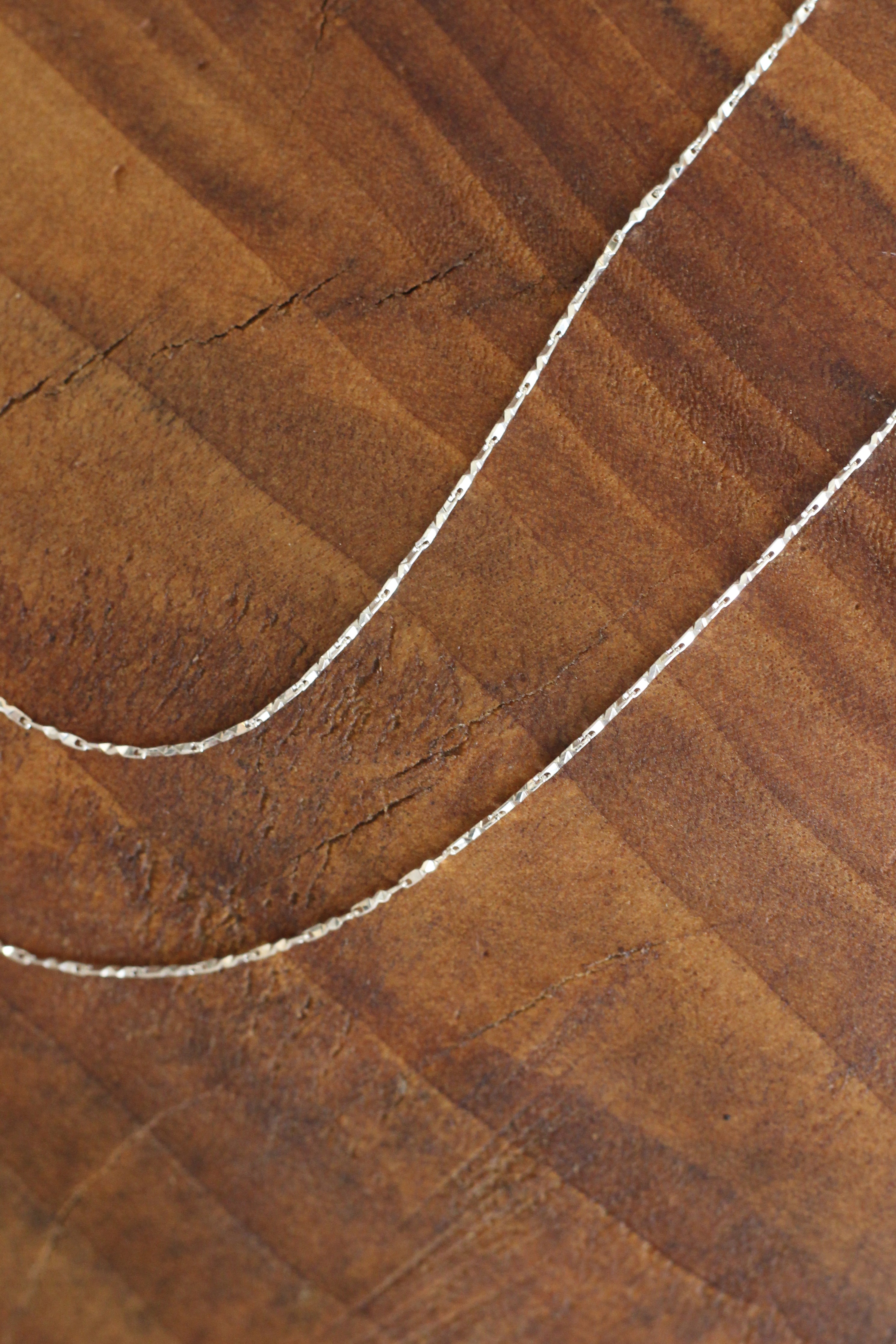 Garden of eden "TWIST CHAIN NECKLACE" (silver)