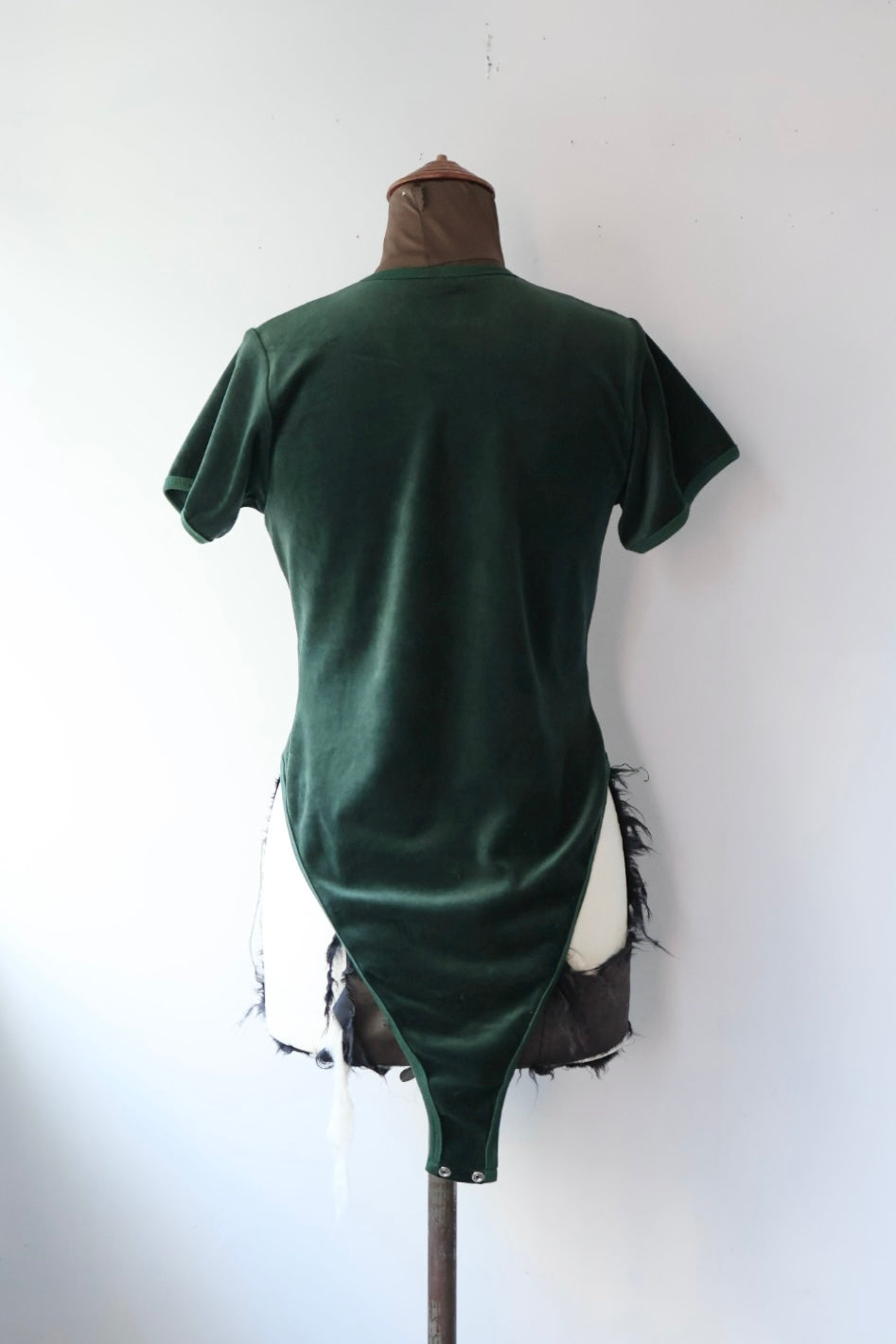 fifi collection ”velour S/S bodysuit”(green) – lillt-store