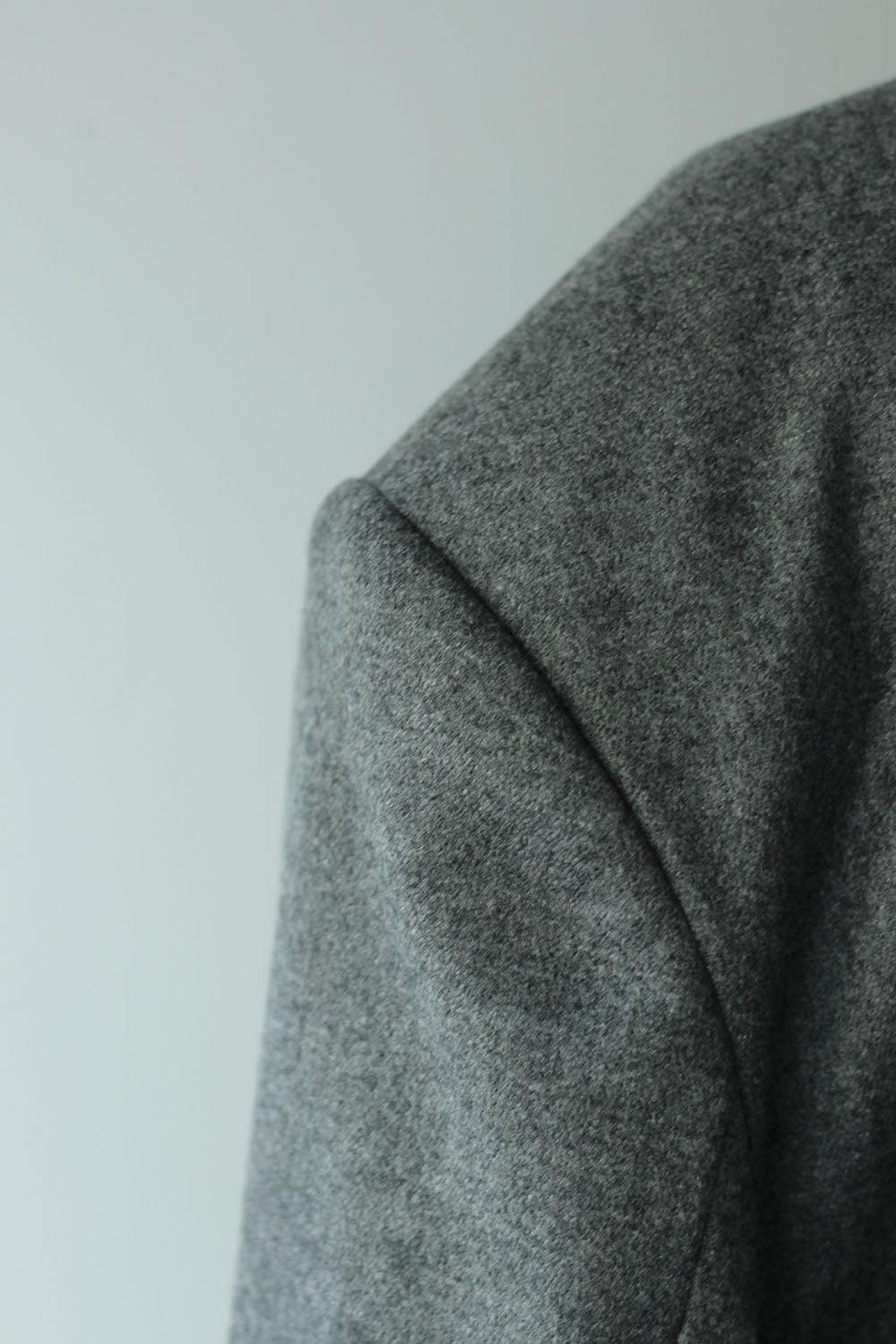 JUN MIKAMI "cashmere blend flannel jacket" (gray)