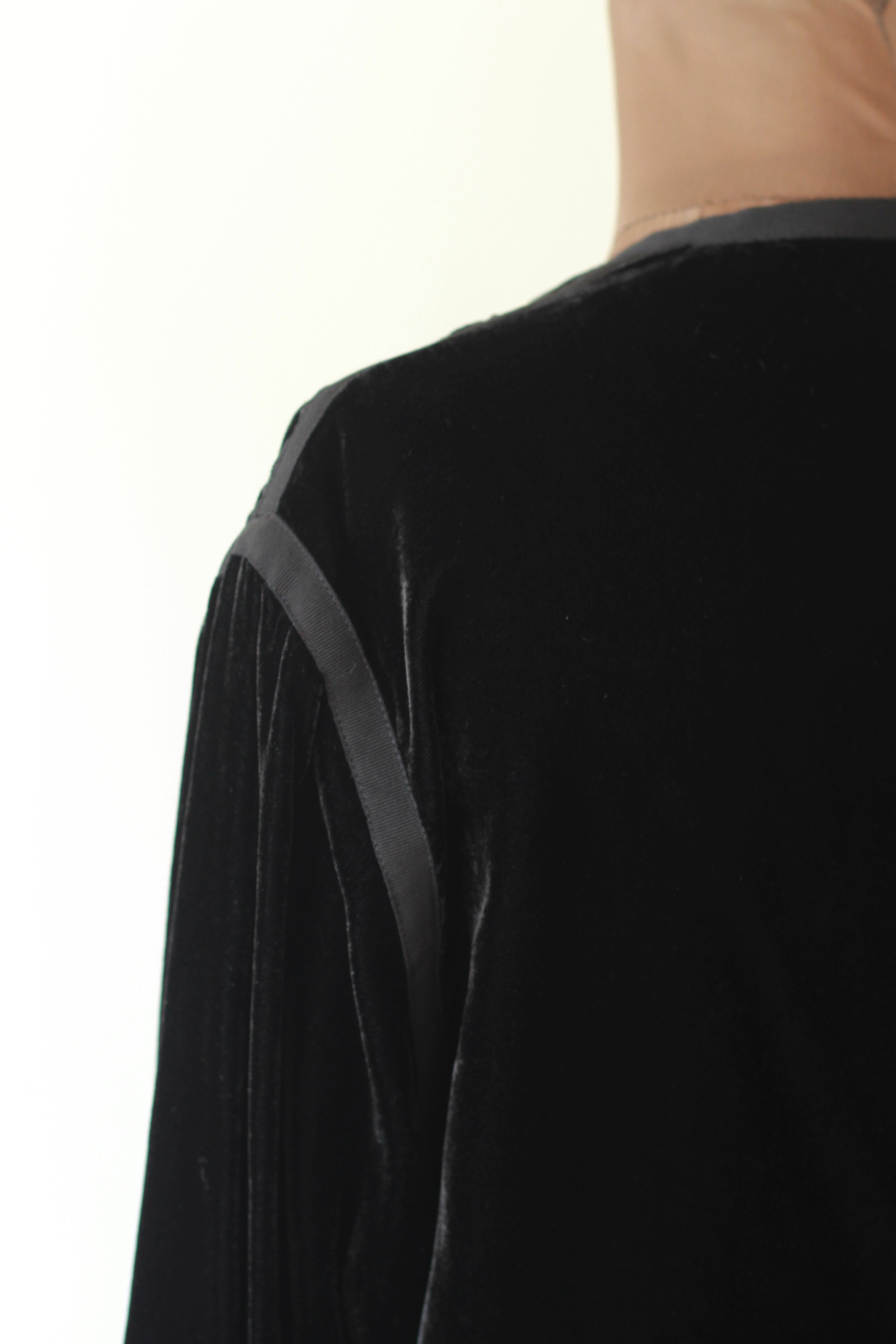VILLD "sequins zip jacket" (black)