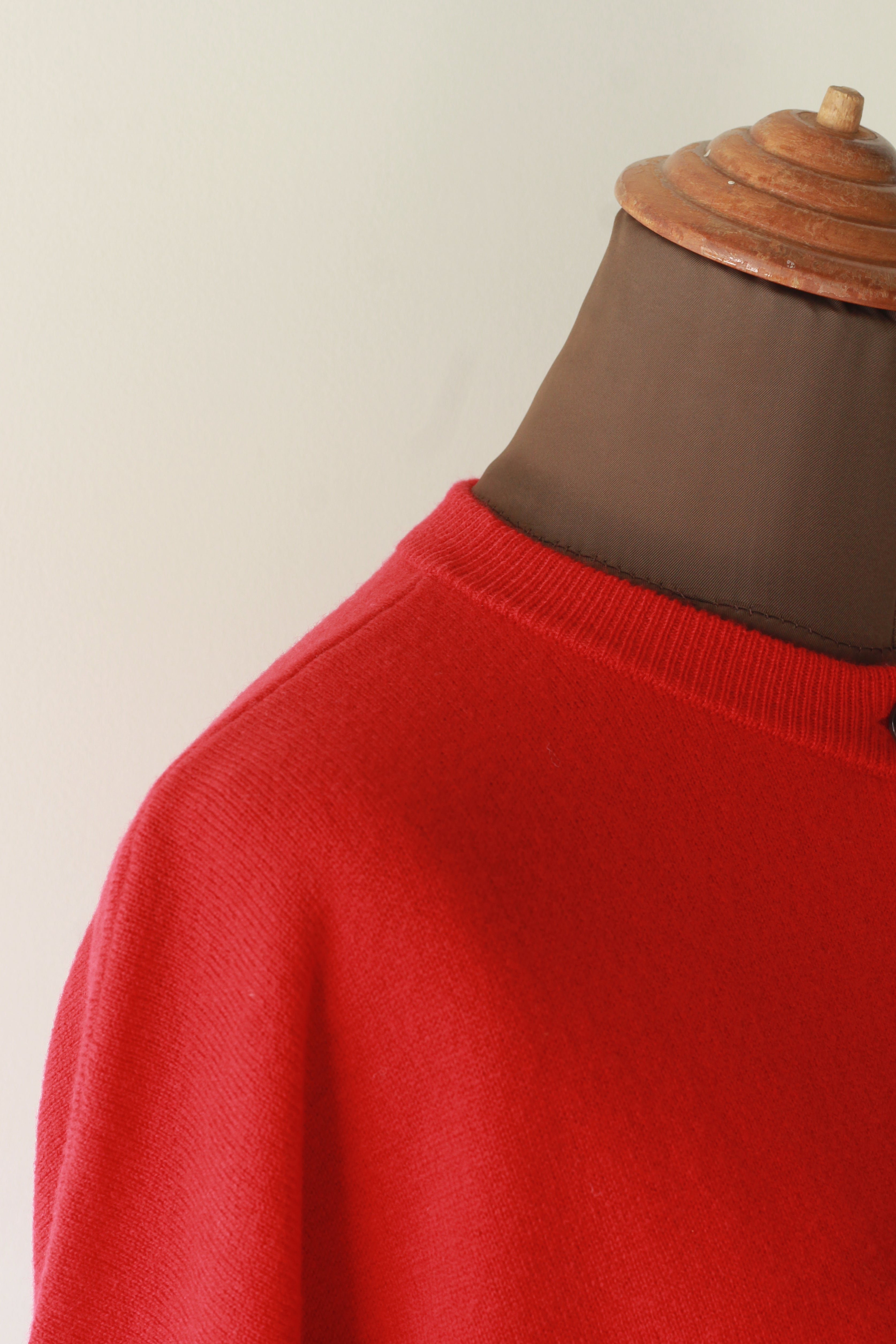 VILLD "wool short cardigan" (red)