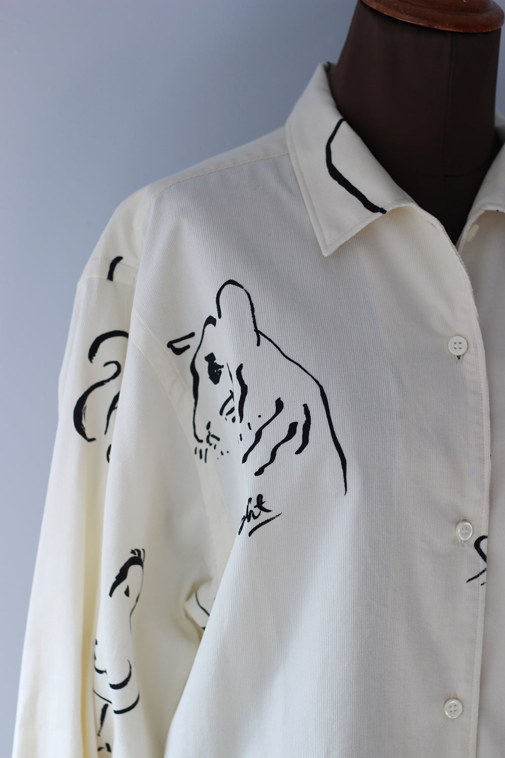 シャツ/ブラウス(長袖/七分)wryht one-piece collar blouse