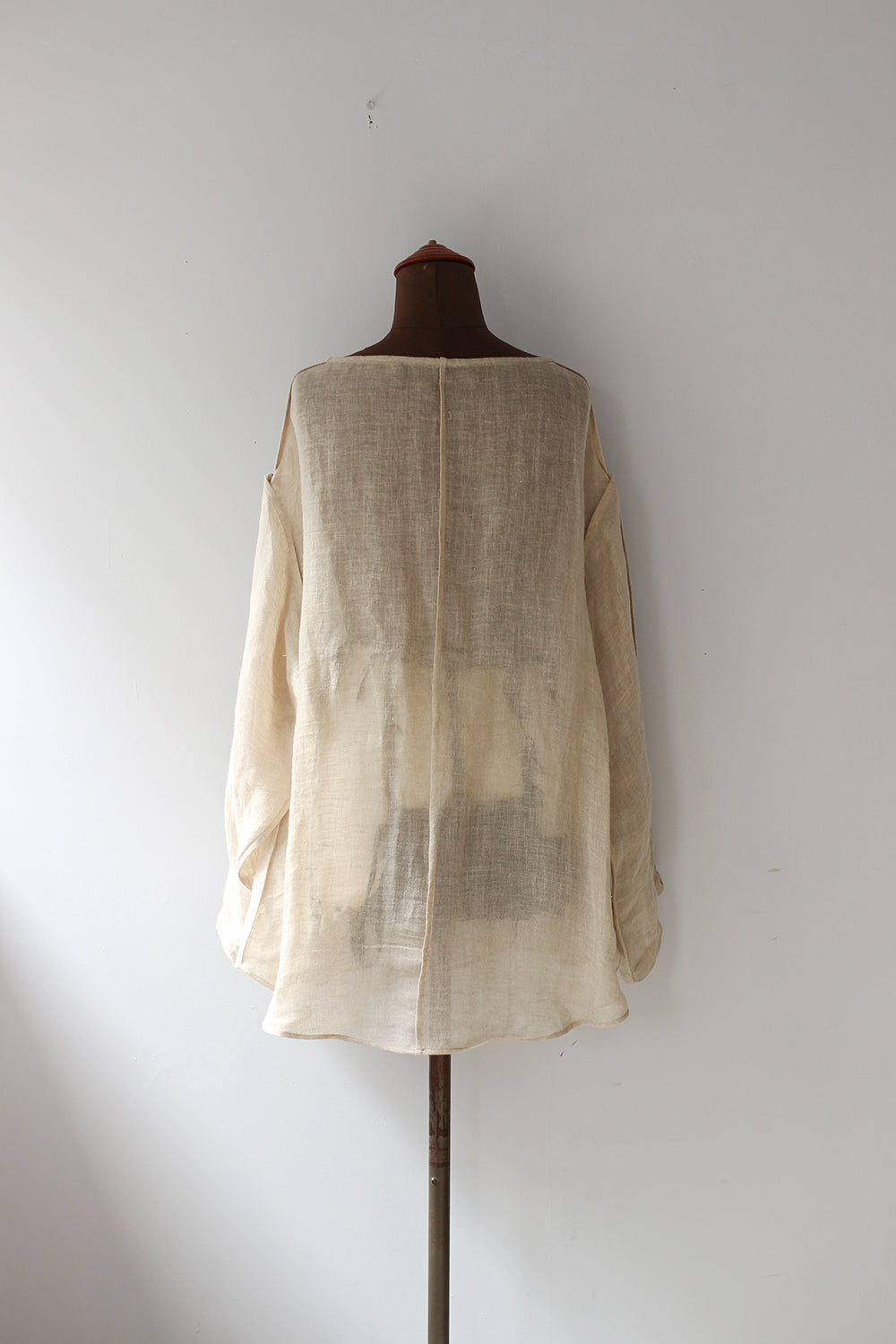 ERiKOKATORi "linen gauze top" (natural)