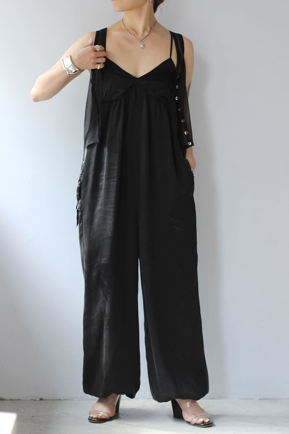 ERiKO KATORi "silk harem jumpsuit" (black)