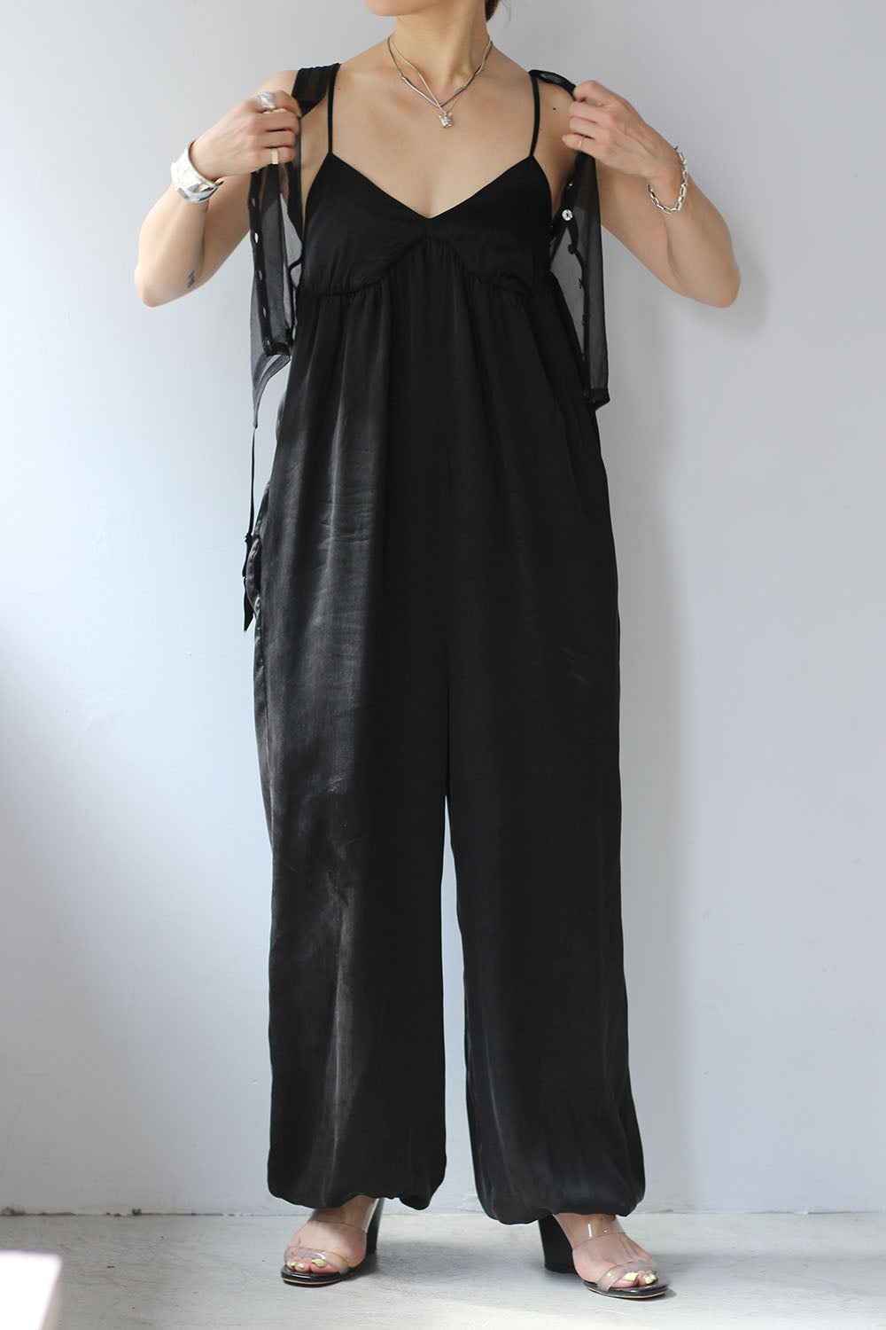 ERiKO KATORi "silk harem jumpsuit" (black)