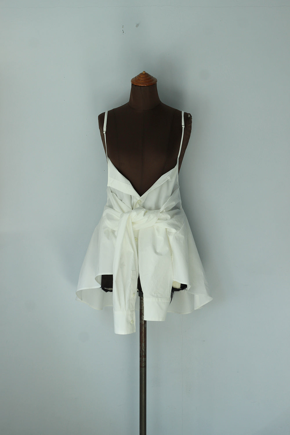 RYU KAGA "Shirts camisole" (white)