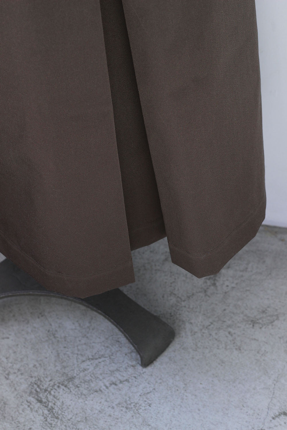 JUN MIKAMI "nylon wool  one piece" (dark brown)