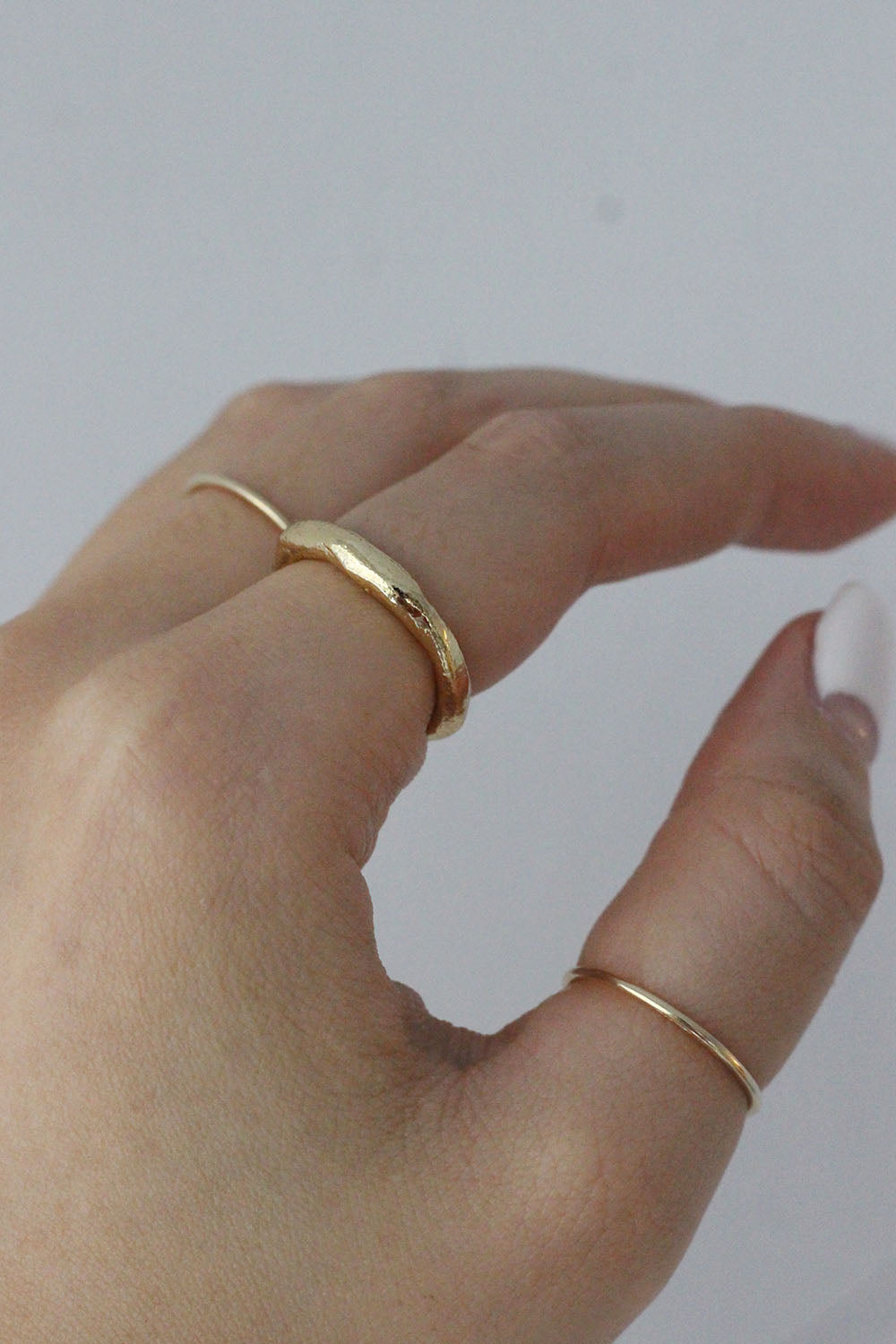 LE MOON "circle ring" (gold)