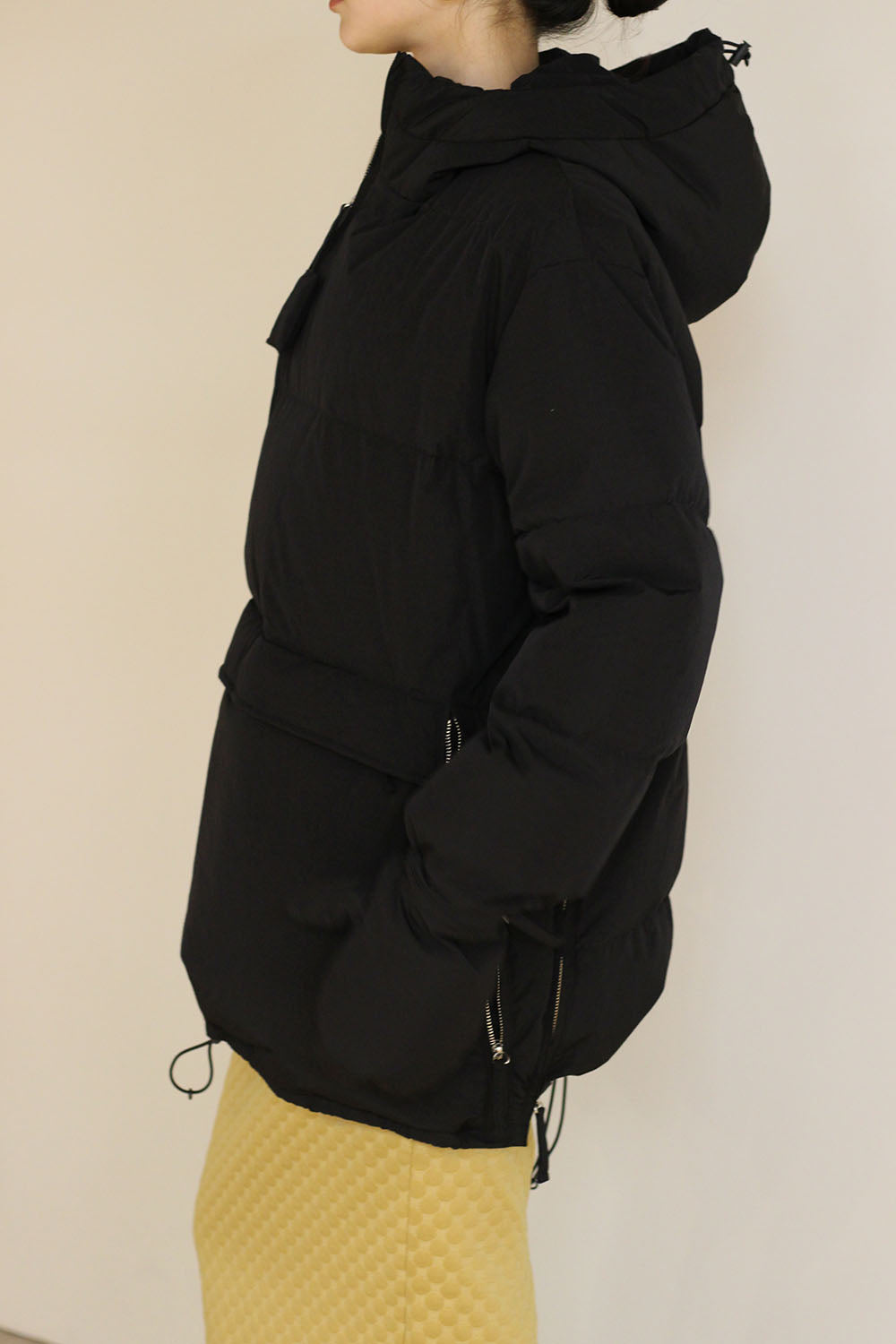 WRYHT "ANORAK PUFF MITTEN JACKET" (black)