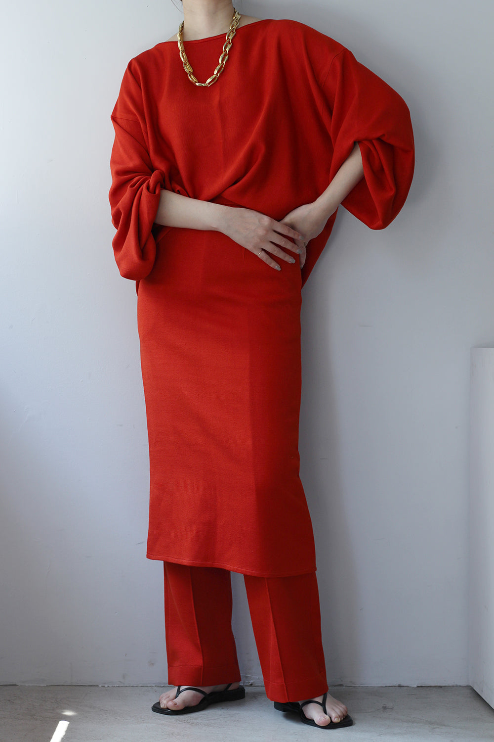 charrita "falda fina" (red)