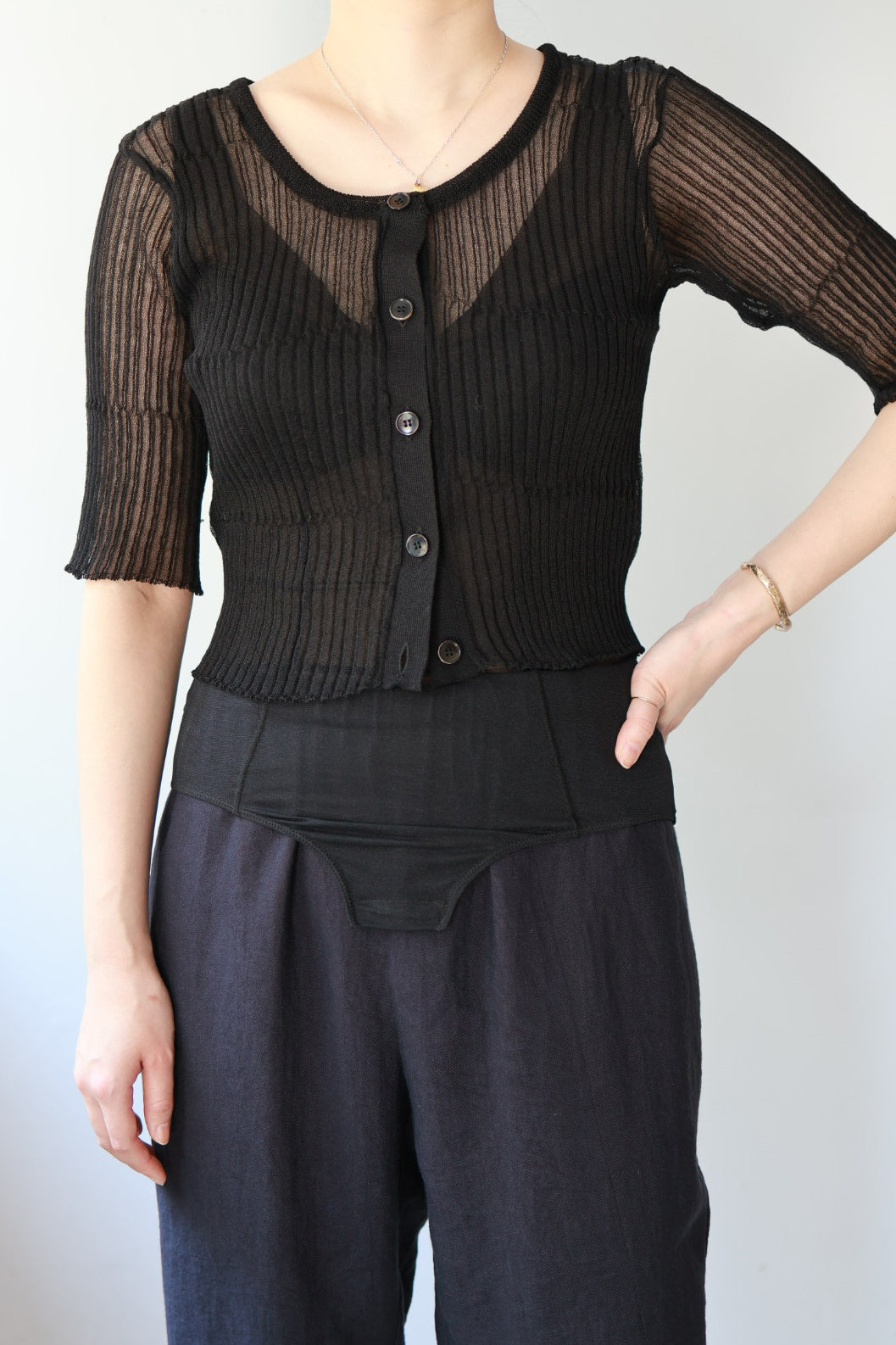 NICENICE MOMENT "MESH BRIEFER" (black)