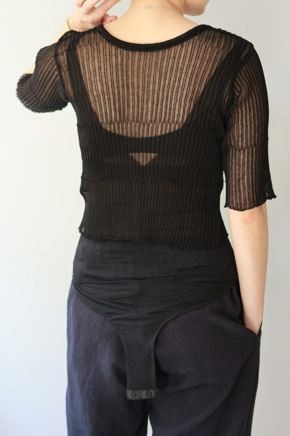 NICENICE MOMENT "MESH BRIEFER" (black)