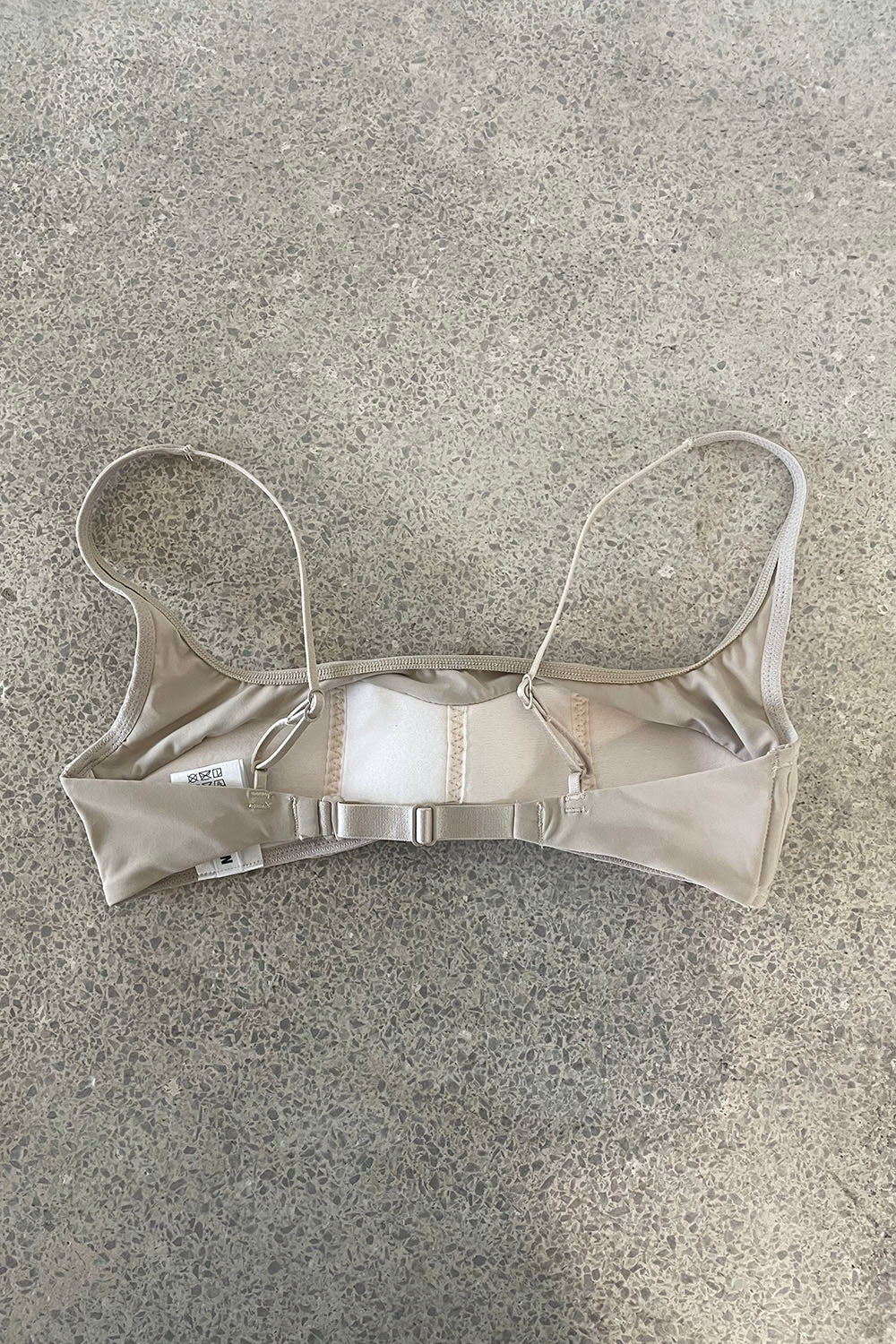 NICENICE MORMENT "LOW-CUT BRA" (JERSEY SAND)