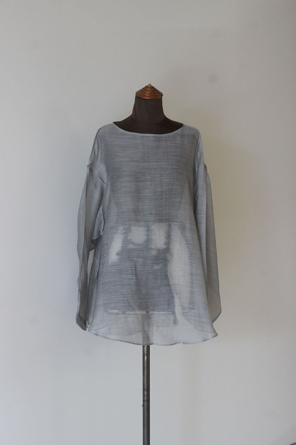 ERiKO KATORi "chanbray organdy top" (gray)