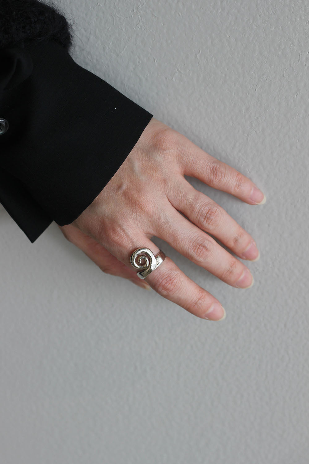 LE MOON "spiral sun ring" (silver)