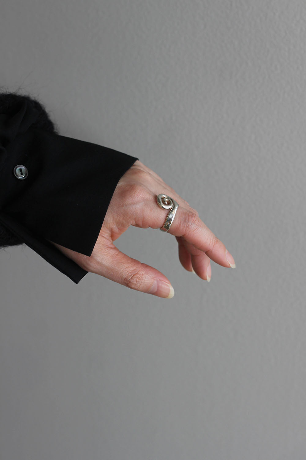 LE MOON "spiral sun ring" (silver)