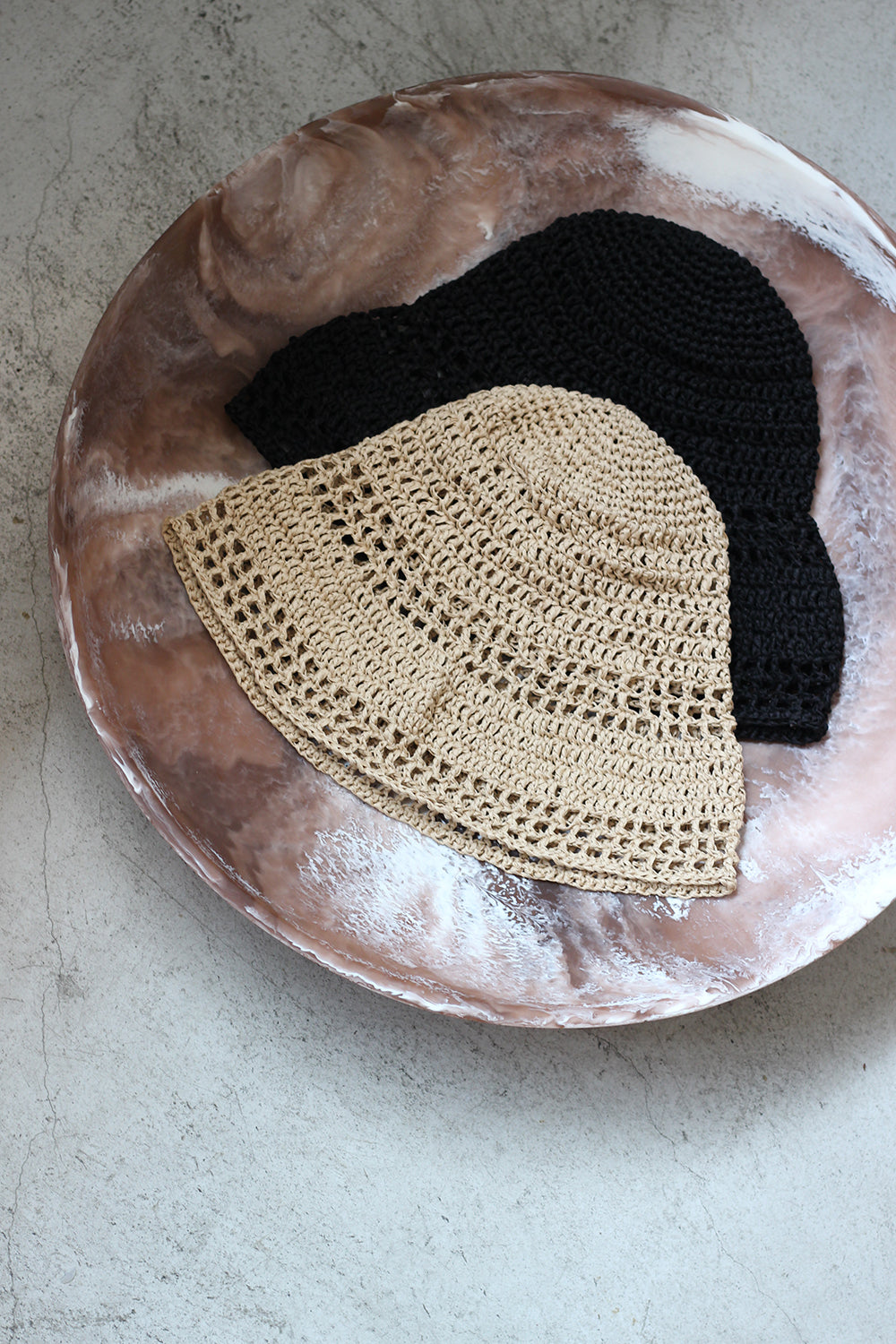 Y.A.Acc "hand crochet bowl hat"