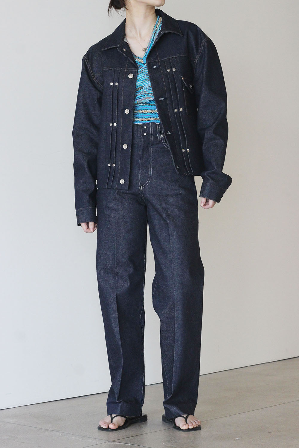 TANAKA "The Jean Trousers" (indigo blue)