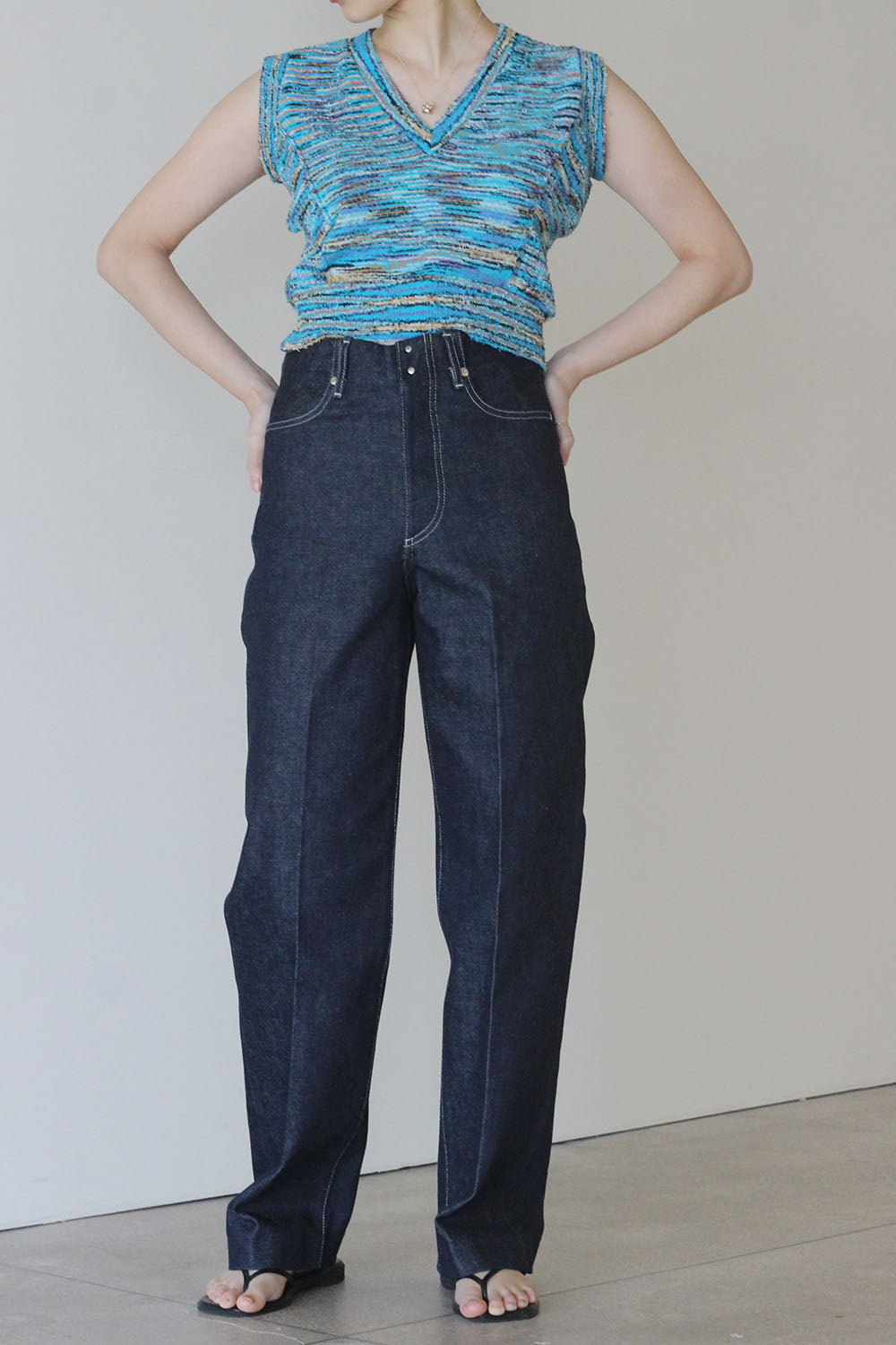 TANAKA "The Jean Trousers" (indigo blue)