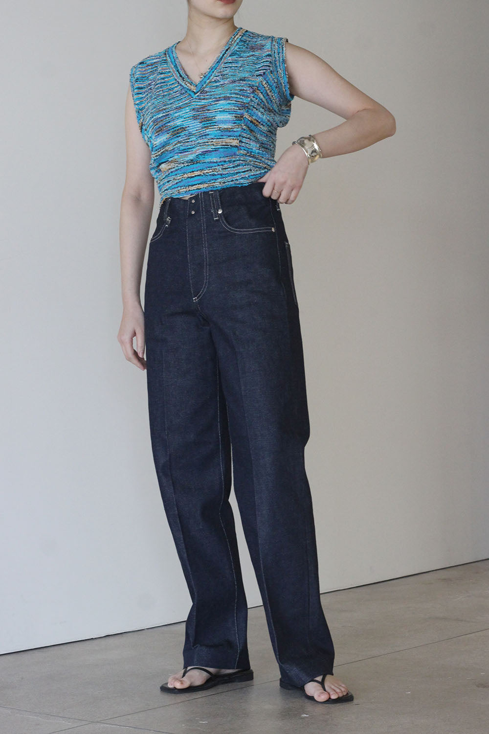 TANAKA "The Jean Trousers" (indigo blue)