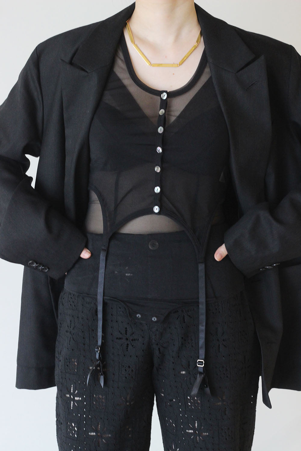 ERiKO KATORi "high gauge sheer jersey" (black)