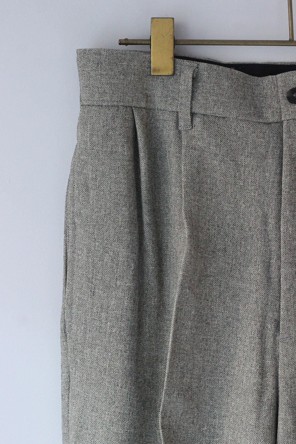 Needles "Tucked Trouser – PE/PU Stretch Twill" (gray)