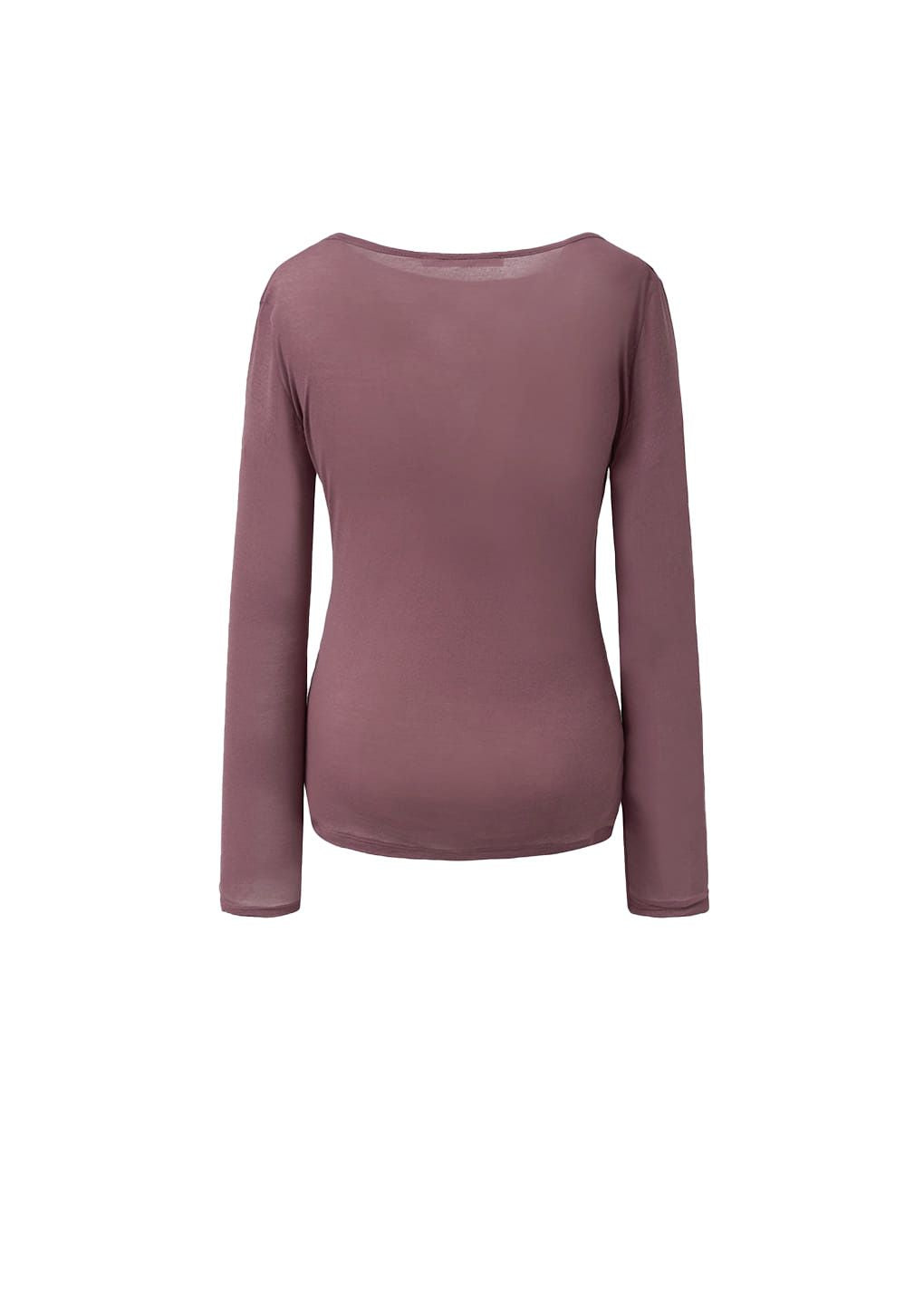 AMOMENT "round t-shirts" (wine)