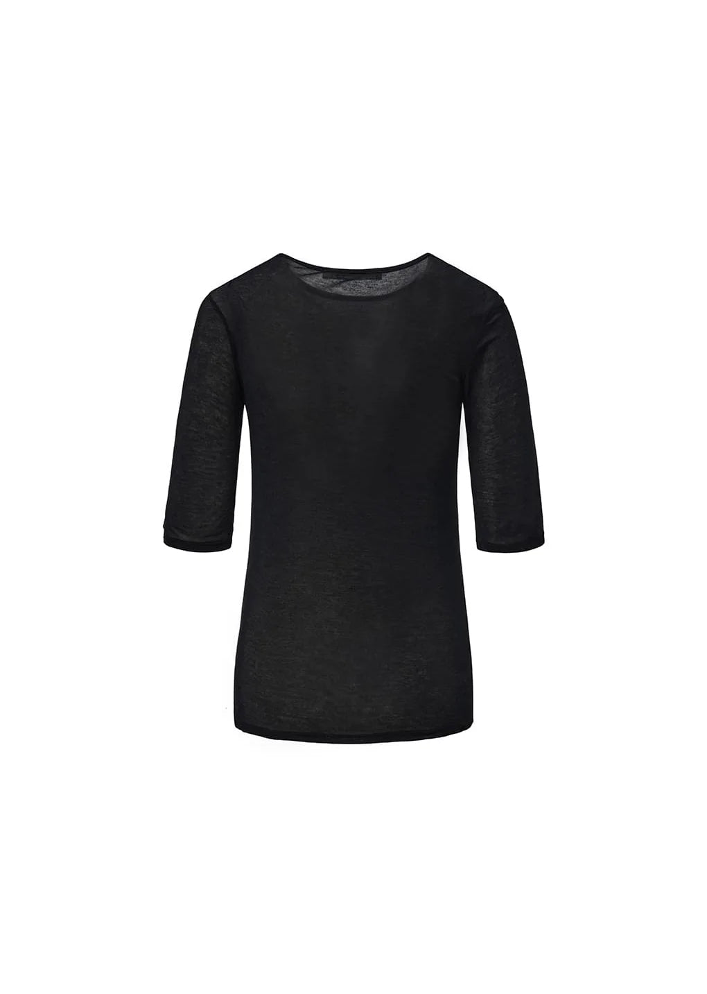 AMOMENT "round short sleeve t-shirts" (black)