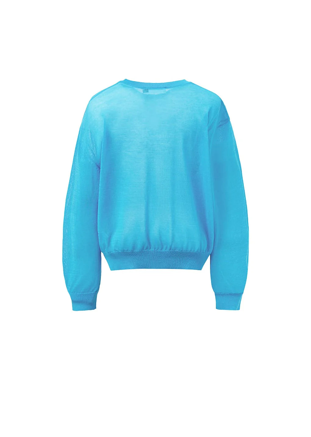 AMOMENT "sheer round cardigan" (blue)