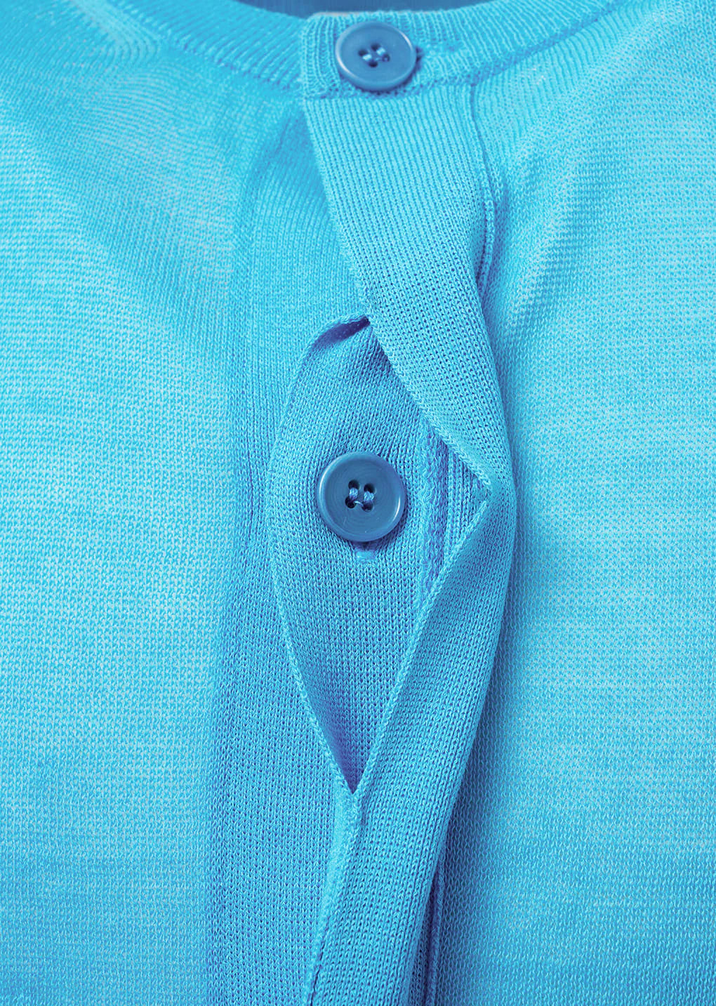 AMOMENT "sheer round cardigan" (blue)