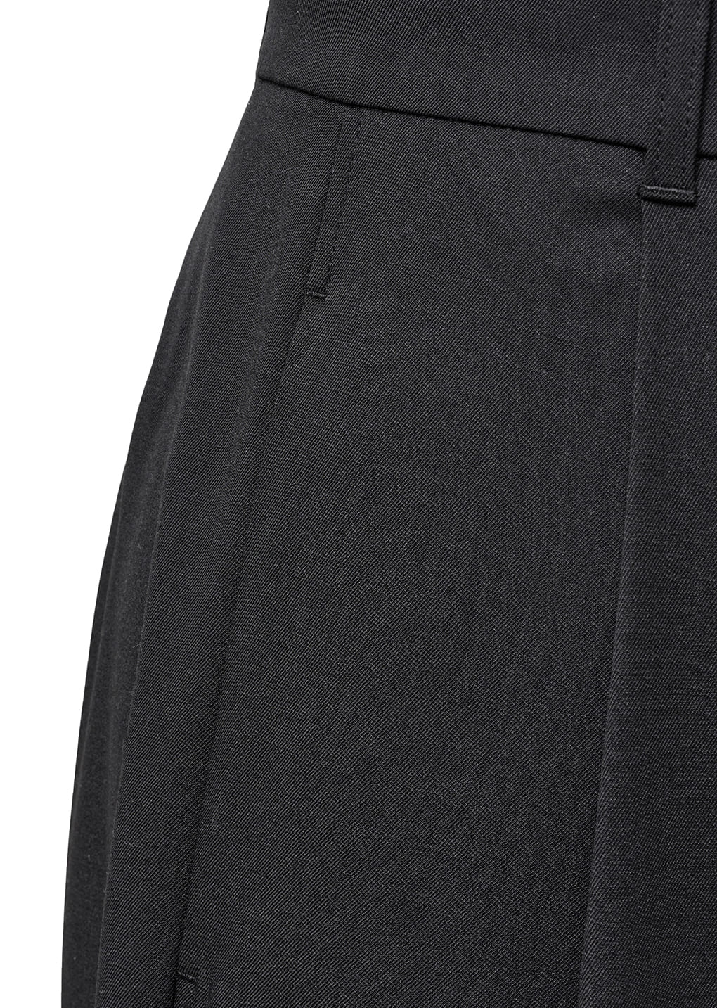 AMOMENT "wide tuck pants" (black)