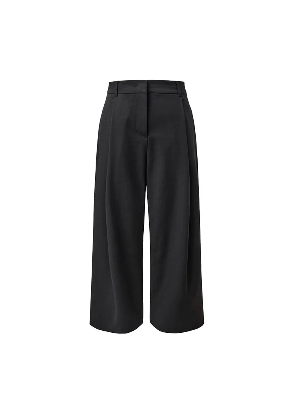 AMOMENT "wide tuck pants" (black)